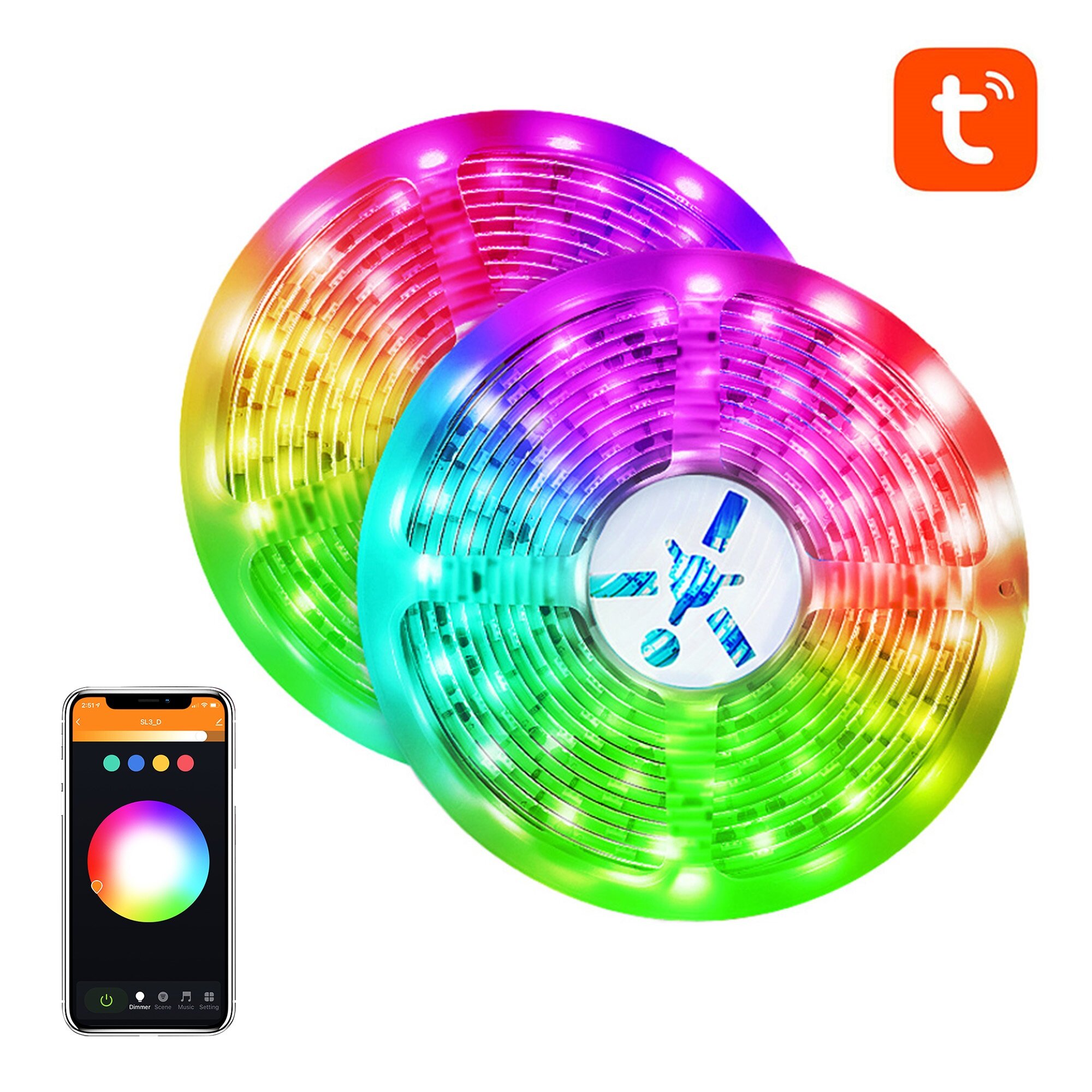 NITEBIRD SL3 2 x 5 m WiFi Taśma LED - niskie ceny i opinie w Media Expert