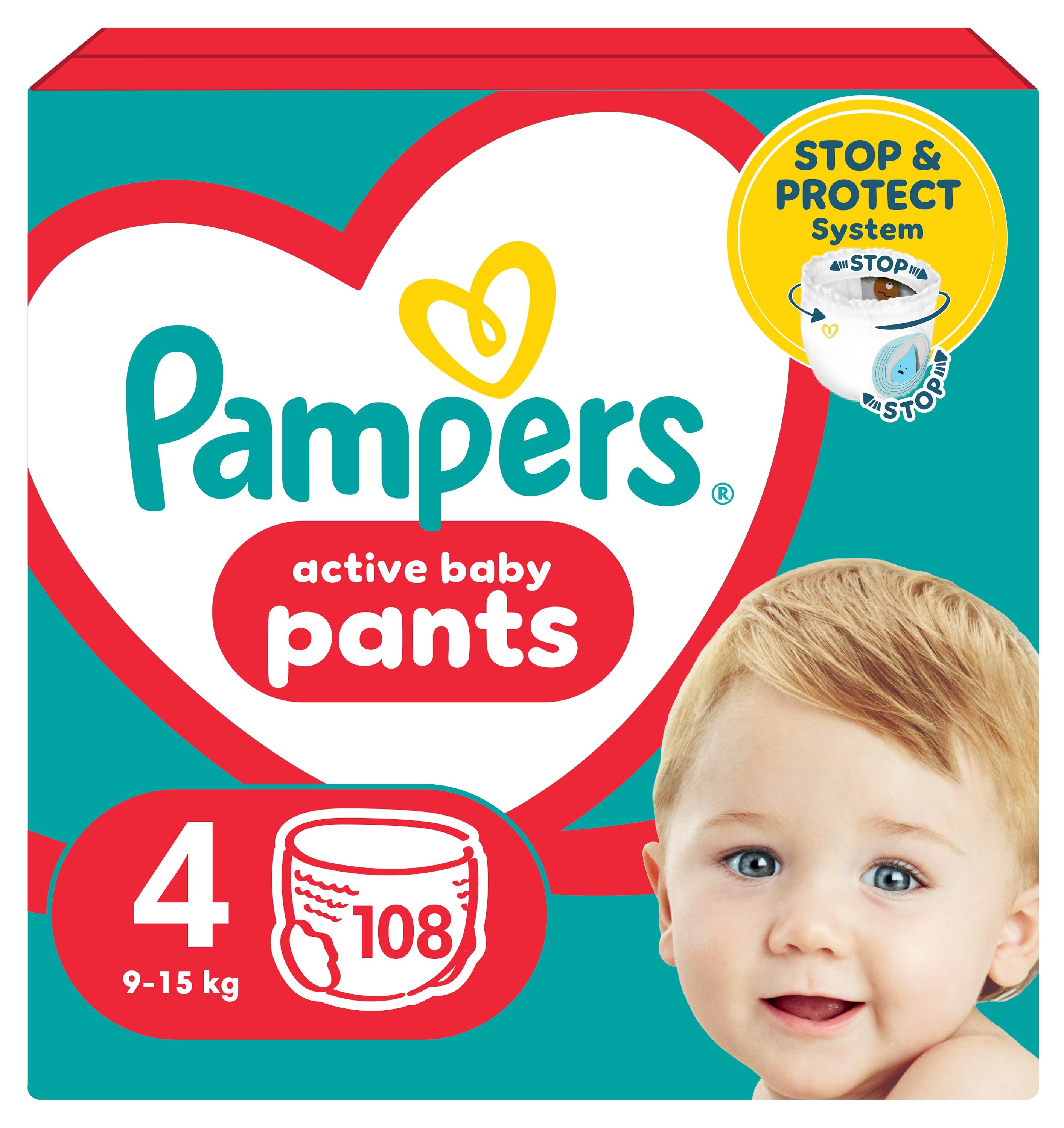 【yuma91221018 】Pampers 4パック PAMPERS Pants Mega Pack 4 Maxi (108 szt.) Pieluchomajtki