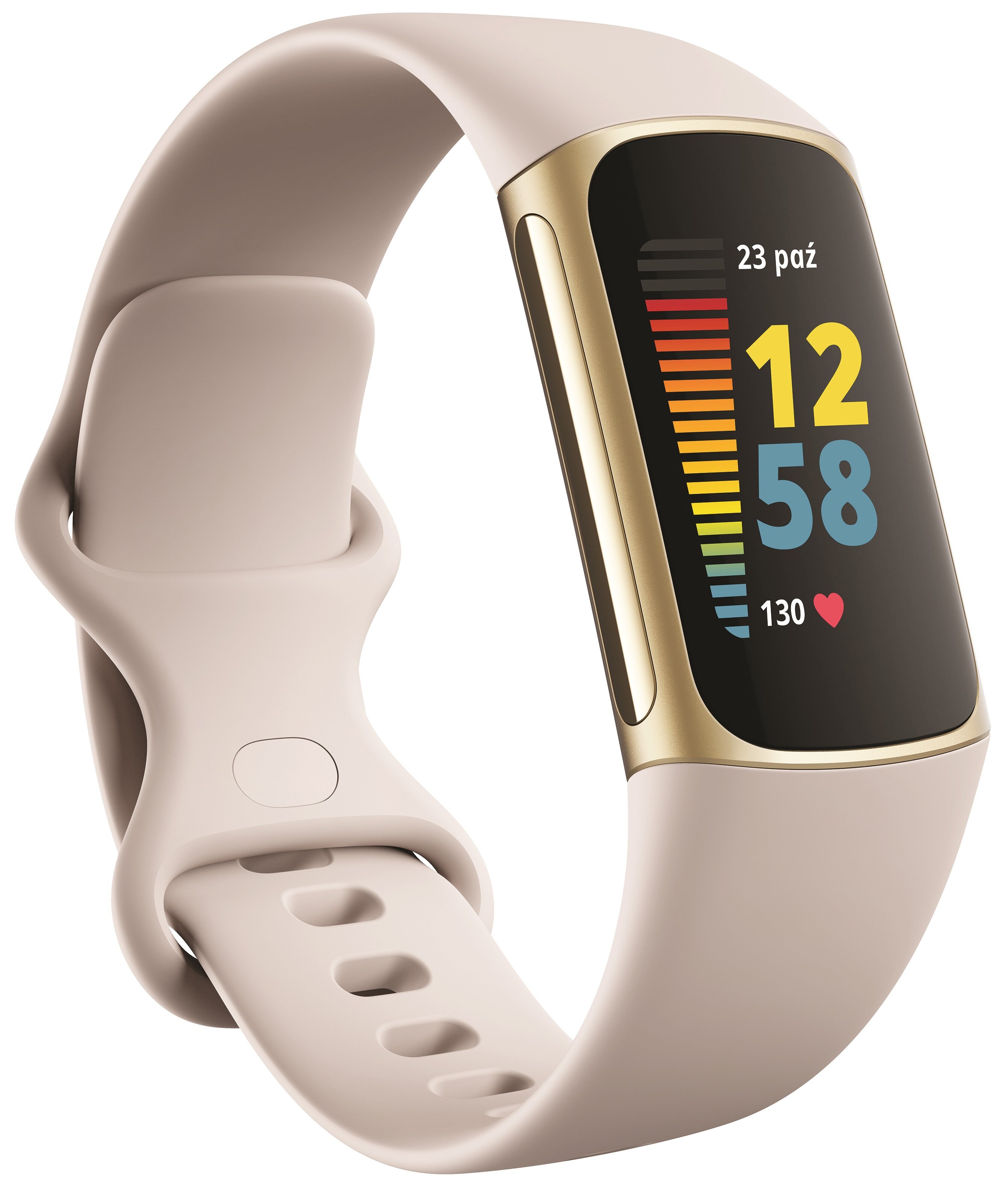 FITBIT Charge 5 GPS Biało-złoty Smartband Google - niskie ceny i opinie w  Media Expert