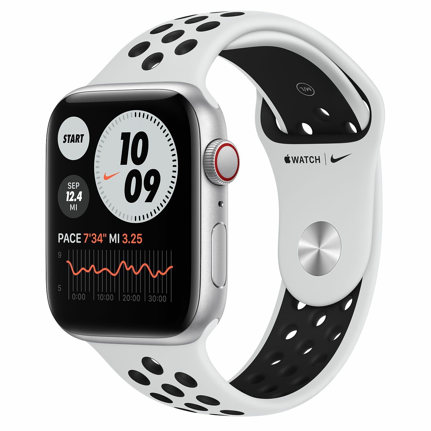 【激安】 GPS Nike SE Watch Apple + aluminium z koperta 44mm Cellular 時計