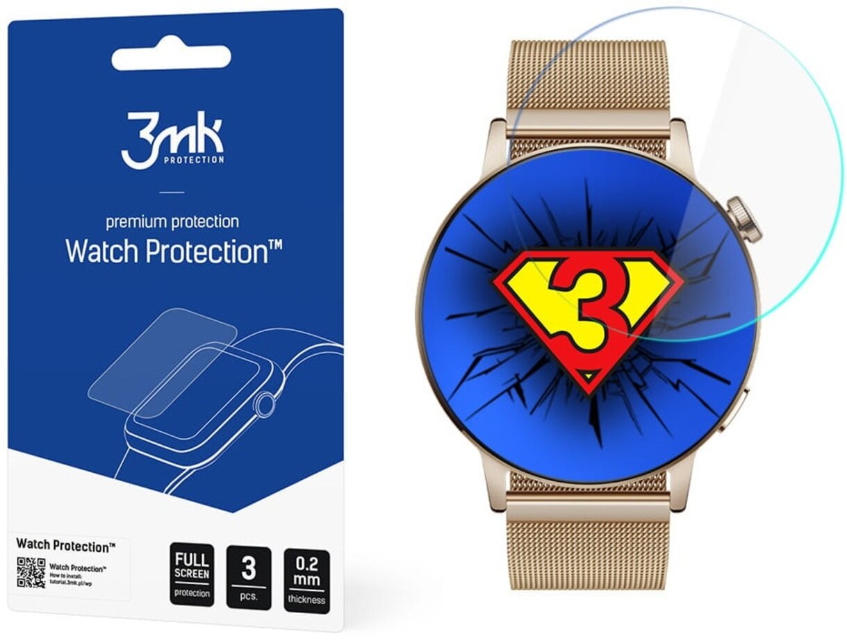 3MK Watch Protection do Huawei Watch GT 3 42mm Folia ochronna niskie ceny i opinie w Media Expert