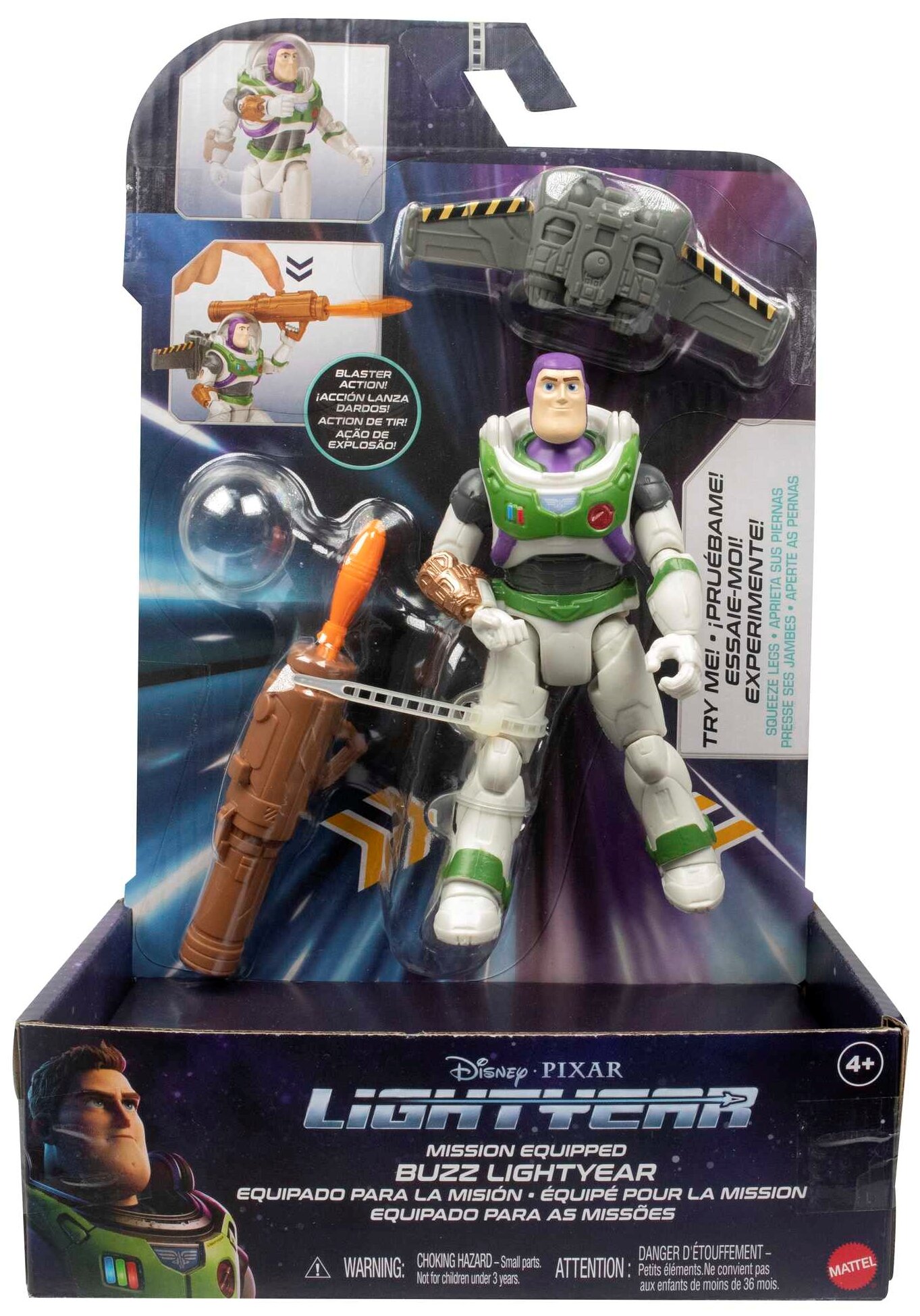 PIXAR Buzz Lightyear フィギュアセット Disney Pixar Lightyear Buzz Astral z plecakiem odrzutowym