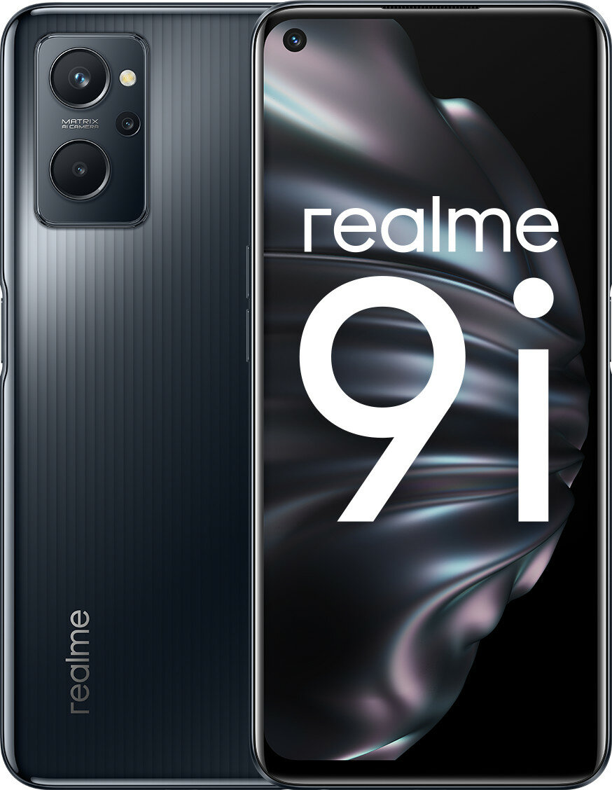 REALME 9i 4/128GB 6.6" 90Hz Czarny RMX3491 Smartfon - niskie ceny i ...