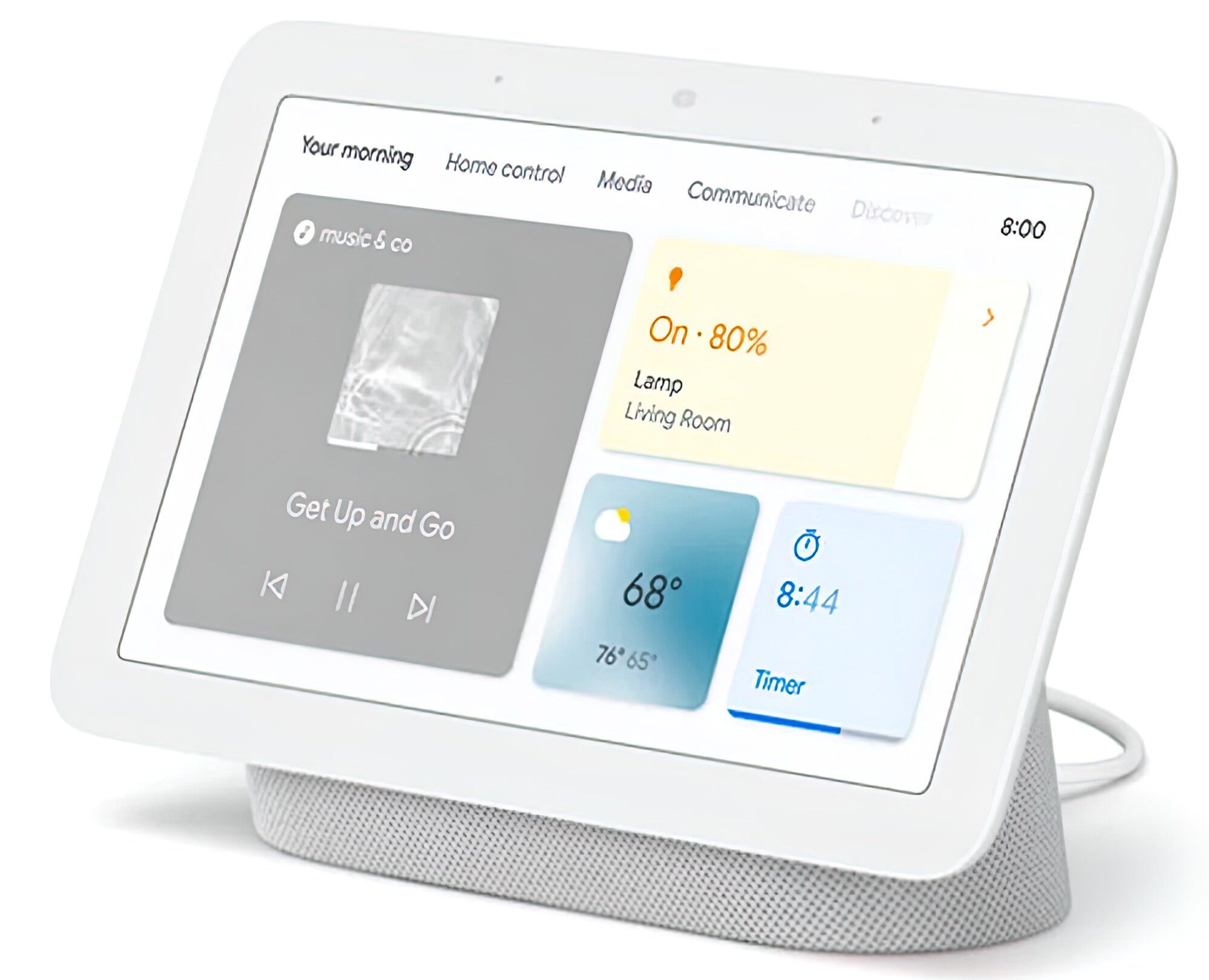 GOOGLE Nest Hub 2 Gen Szary - niskie ceny i opinie w Media