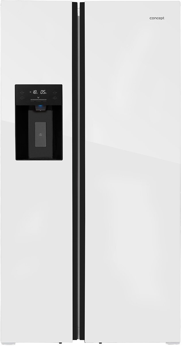 CONCEPT LA7691wh Side by Side No frost 178cm Biała Podajnik