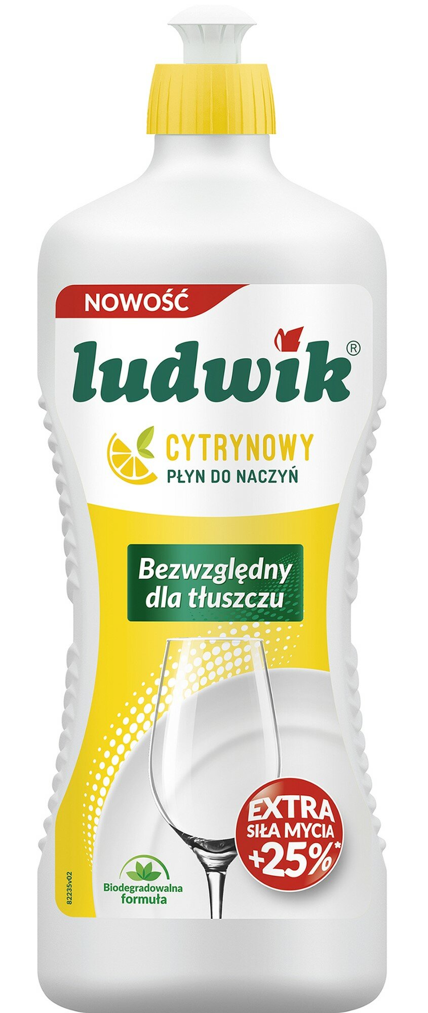 Płyn do mycia naczyń LUDWIK Cytryna 900 g
