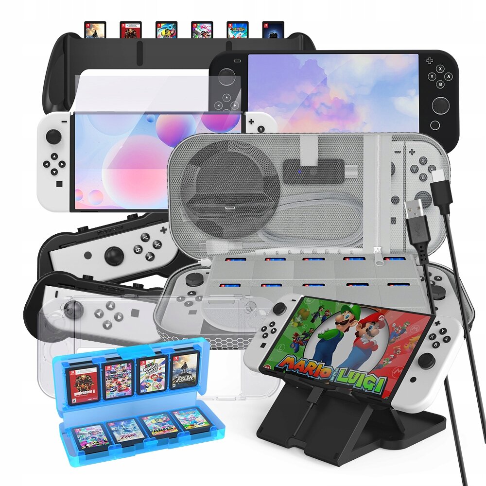 Nintendo Switch Joy-Con v2 Czerwono-niebieski + NS Online 90