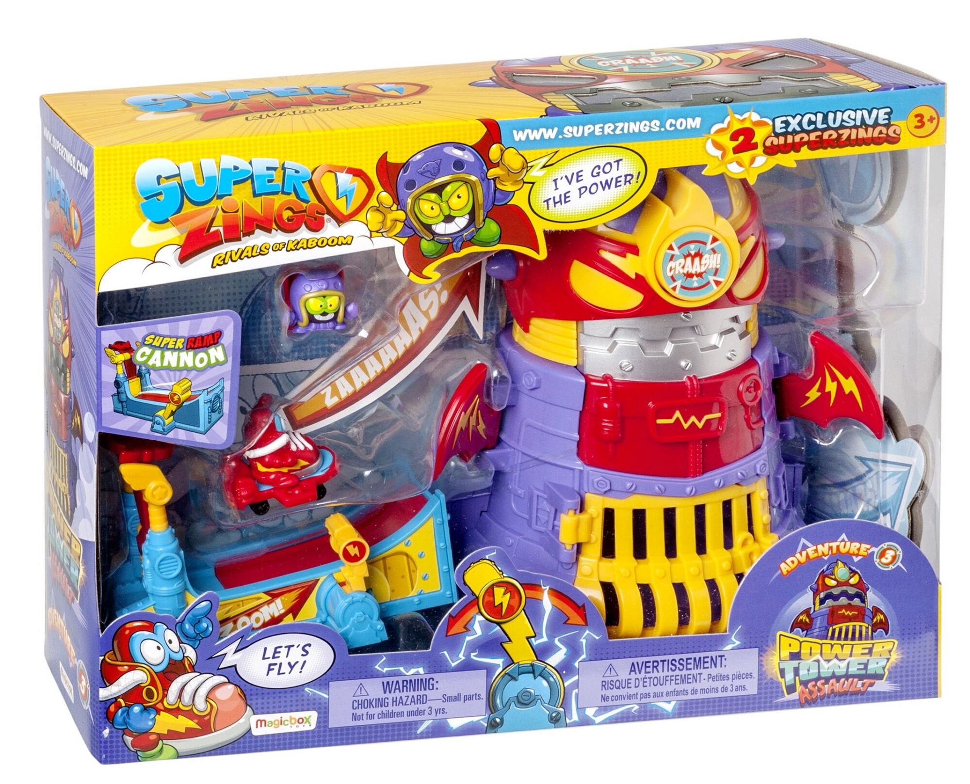 MAGIC BOX SuperZings Adventure Power Tower PSTSP314IN00