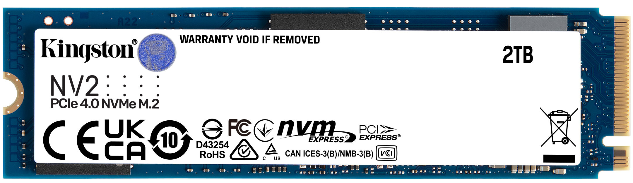 内蔵型SSD Kingston ssd nv2 2TB KINGSTON NV2 2TB SSD Dysk - niskie ceny i opinie w Media Expert
