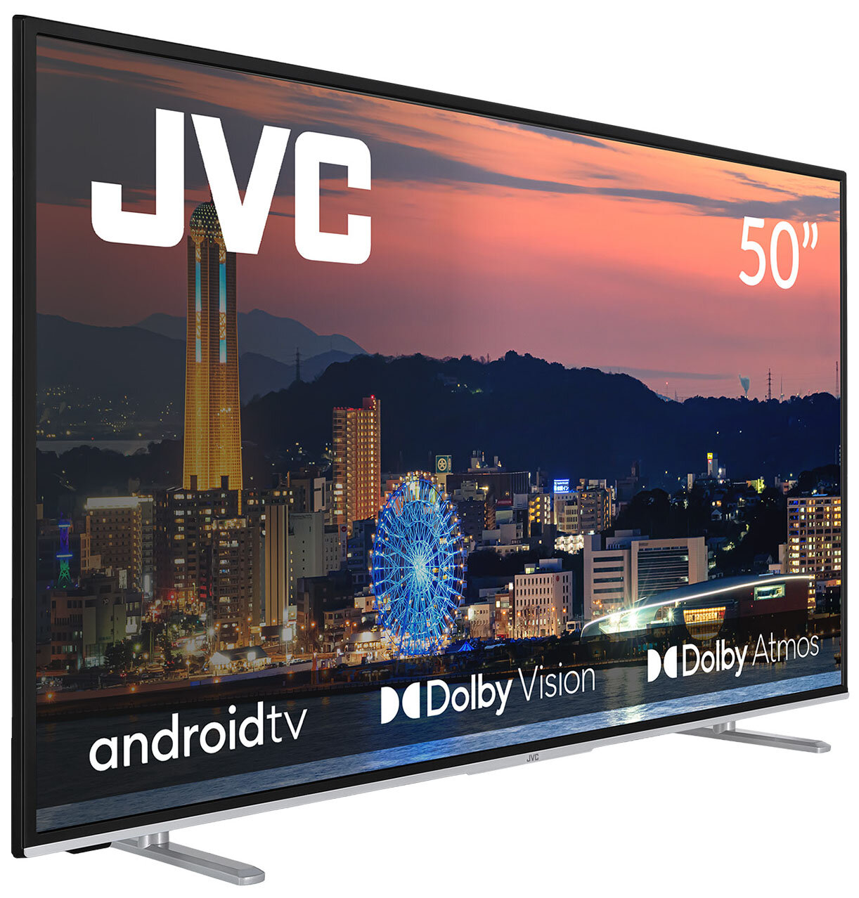 JVC LT-50VA6200 50" LED 4K Android TV Dolby Vision Dolby Atmos HDMI 2.1 ...