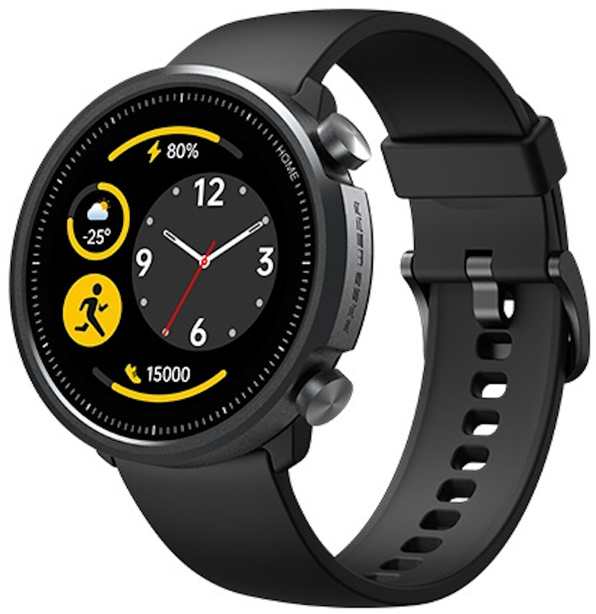 MIBRO A1 Czarny Smartwatch niskie ceny i opinie w Media Expert
