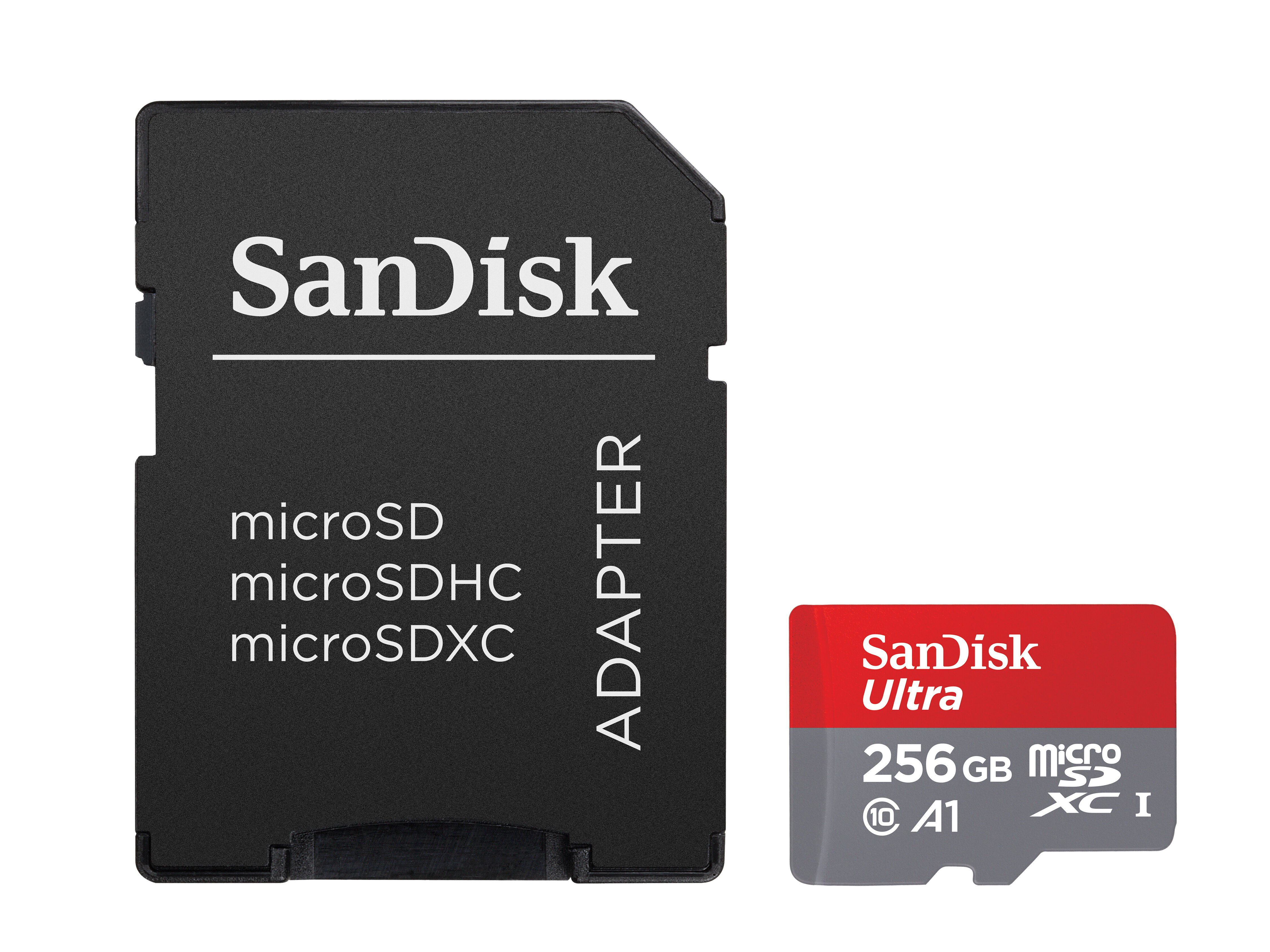SANDISK Ultra microSDXC 256GB + Adapter Karta pamięci