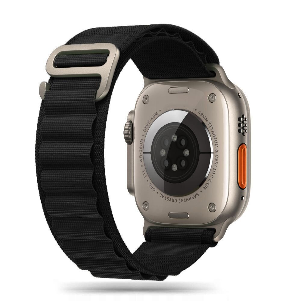 TECH PROTECT Nylon Pro do Apple Watch 6 7 8 9 10 SE Ultra 1 2 44 45 46 49mm Czarny Pasek niskie ceny i opinie w Media Expert