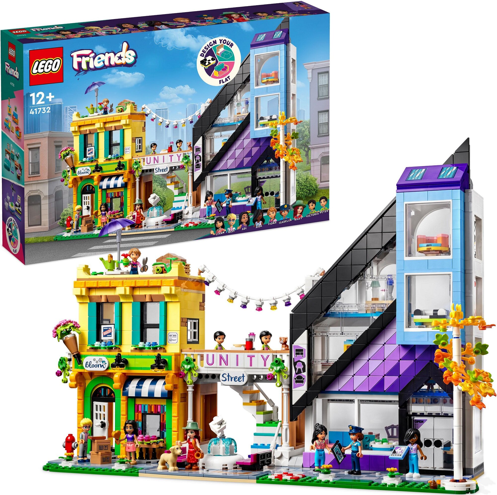 LEGO Friends Sklep wnętrzarski i kwiaciarnia w śródmieściu 41732 - niskie i w Media Expert