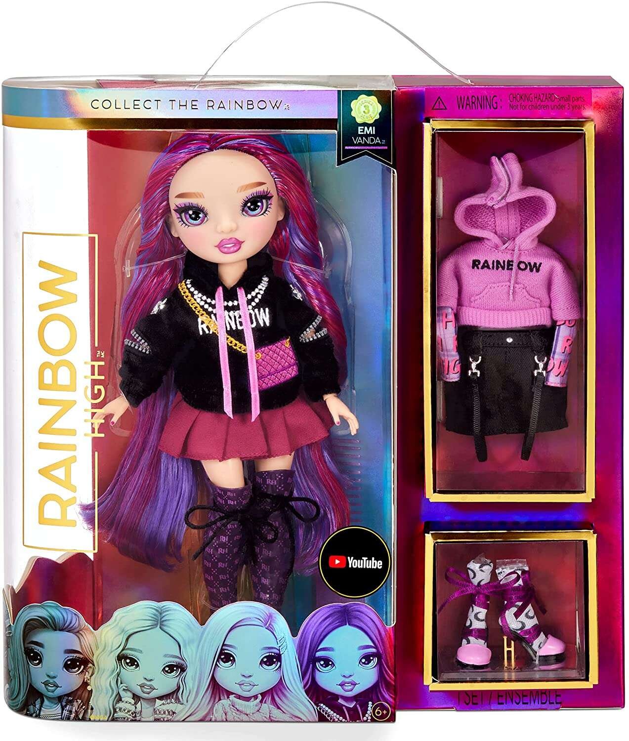 RAINBOW HIGH Emi Vanda 575788 Lalka - niskie ceny i opinie w