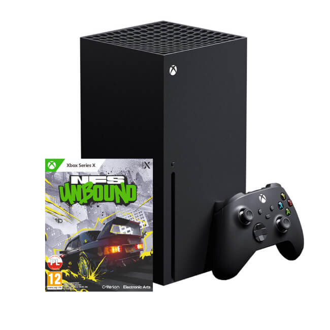 MICROSOFT XBOX Series X + Need for Speed: Unbound Gra XBOX SERIES X Konsola  - niskie ceny i opinie w Media Expert
