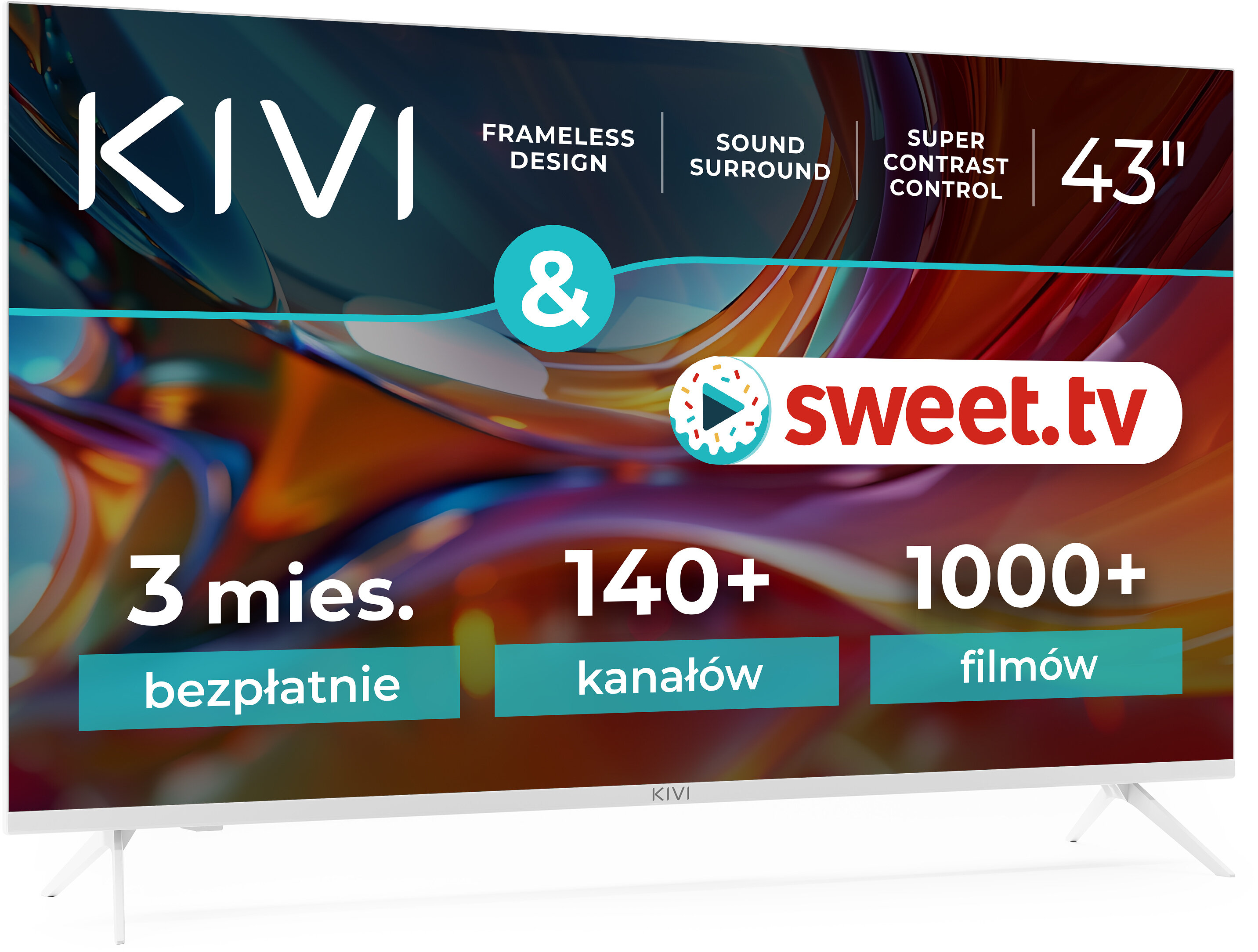 KIVI 43U750NW 43" LED 4K Android TV Telewizor - niskie ceny i opinie w ...