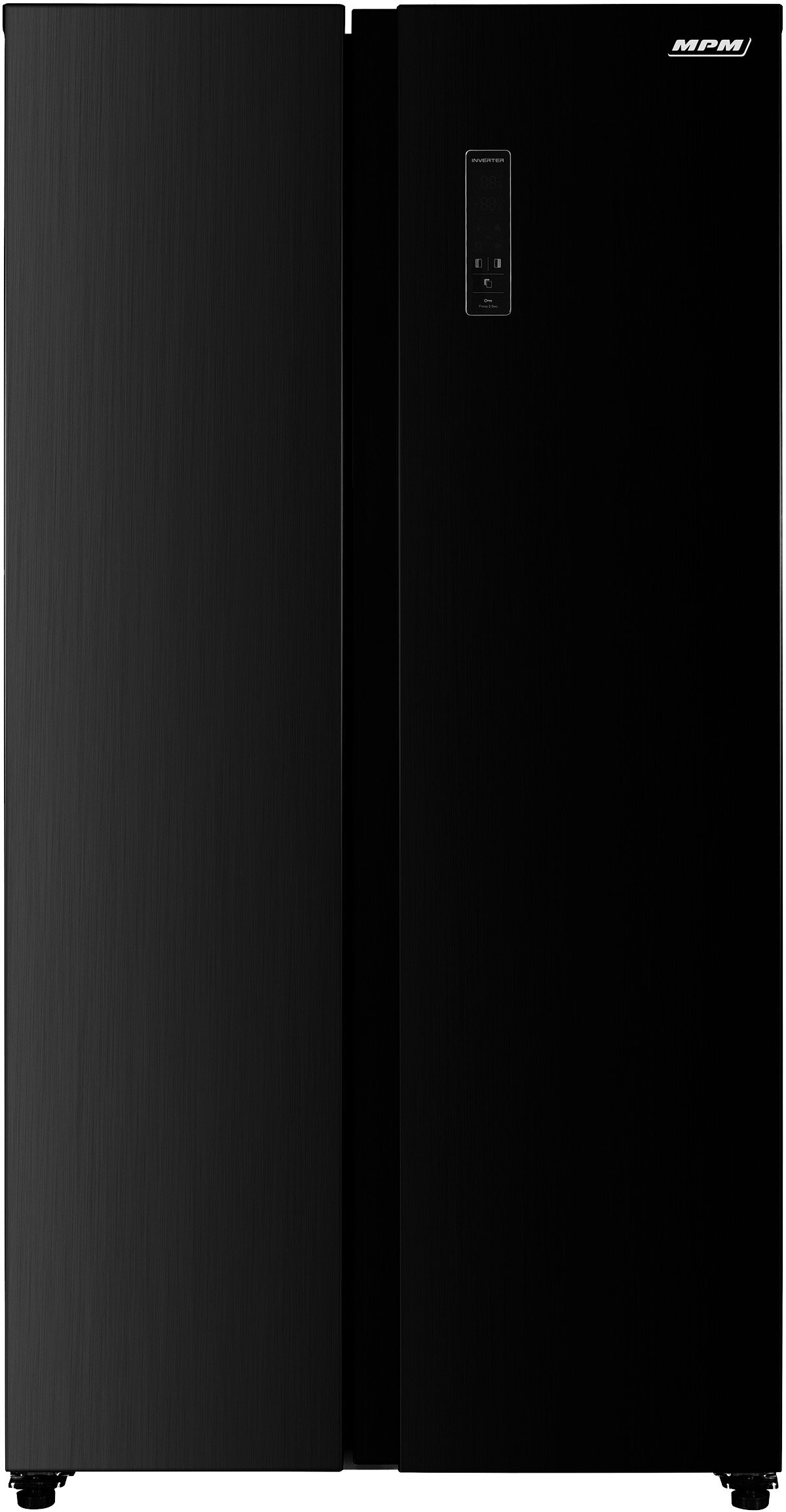「大人気 新入荷 新品」に該当するファッション通販 frost No Side by Side MPM-427-SBS-03/N 177cm Lodówka Czarny その他