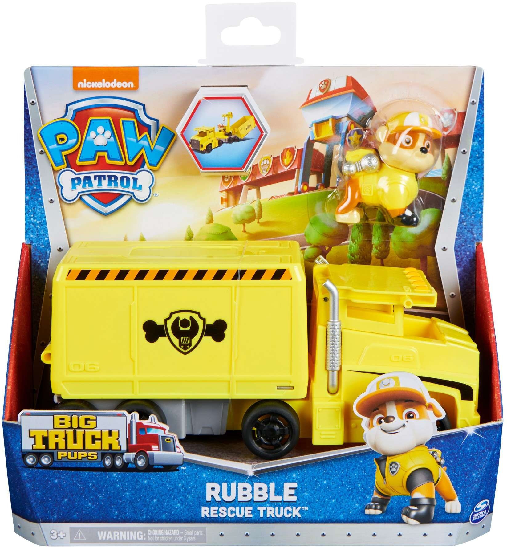 SPIN MASTER Psi Patrol Rubble Big Truck Pups figurka 6063832 Samoch d niskie ceny i opinie w Media Expert