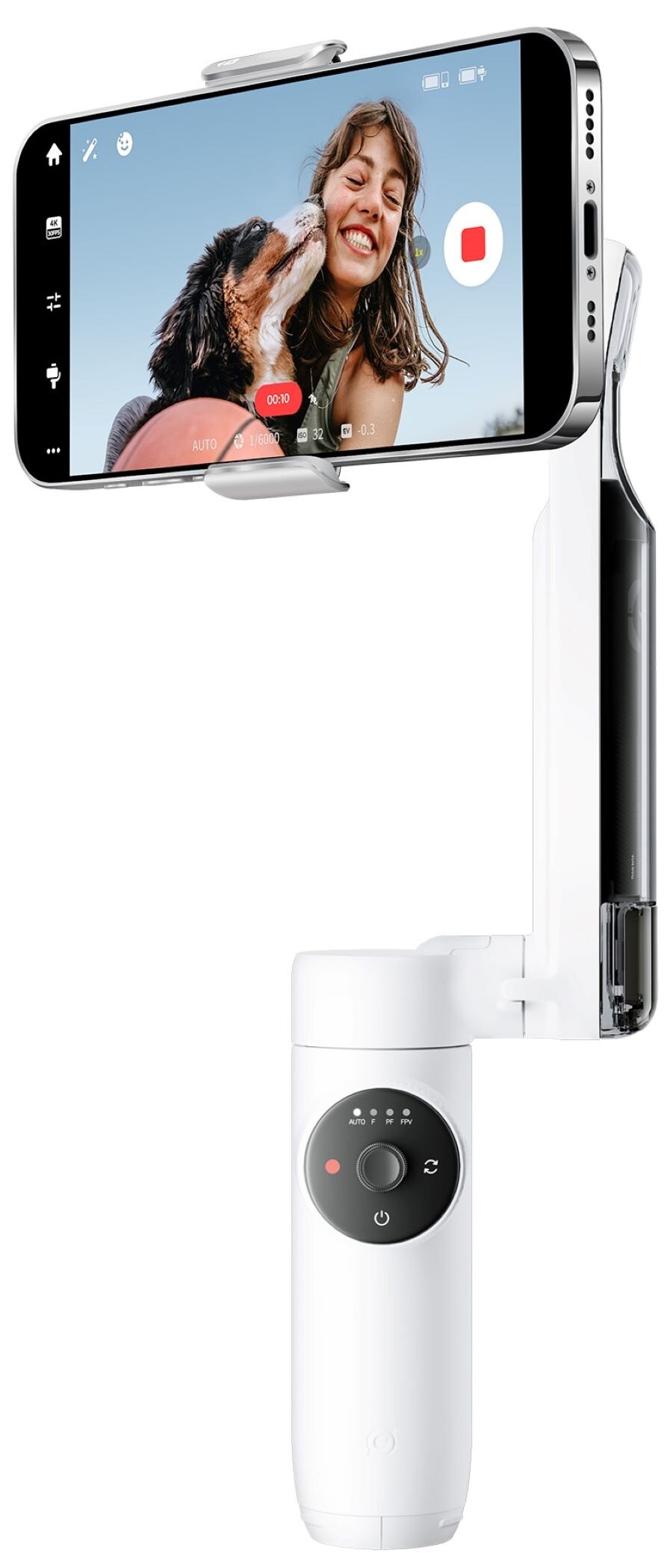 Insta360 Flow Standalone Summit White |gimbal z technologią
