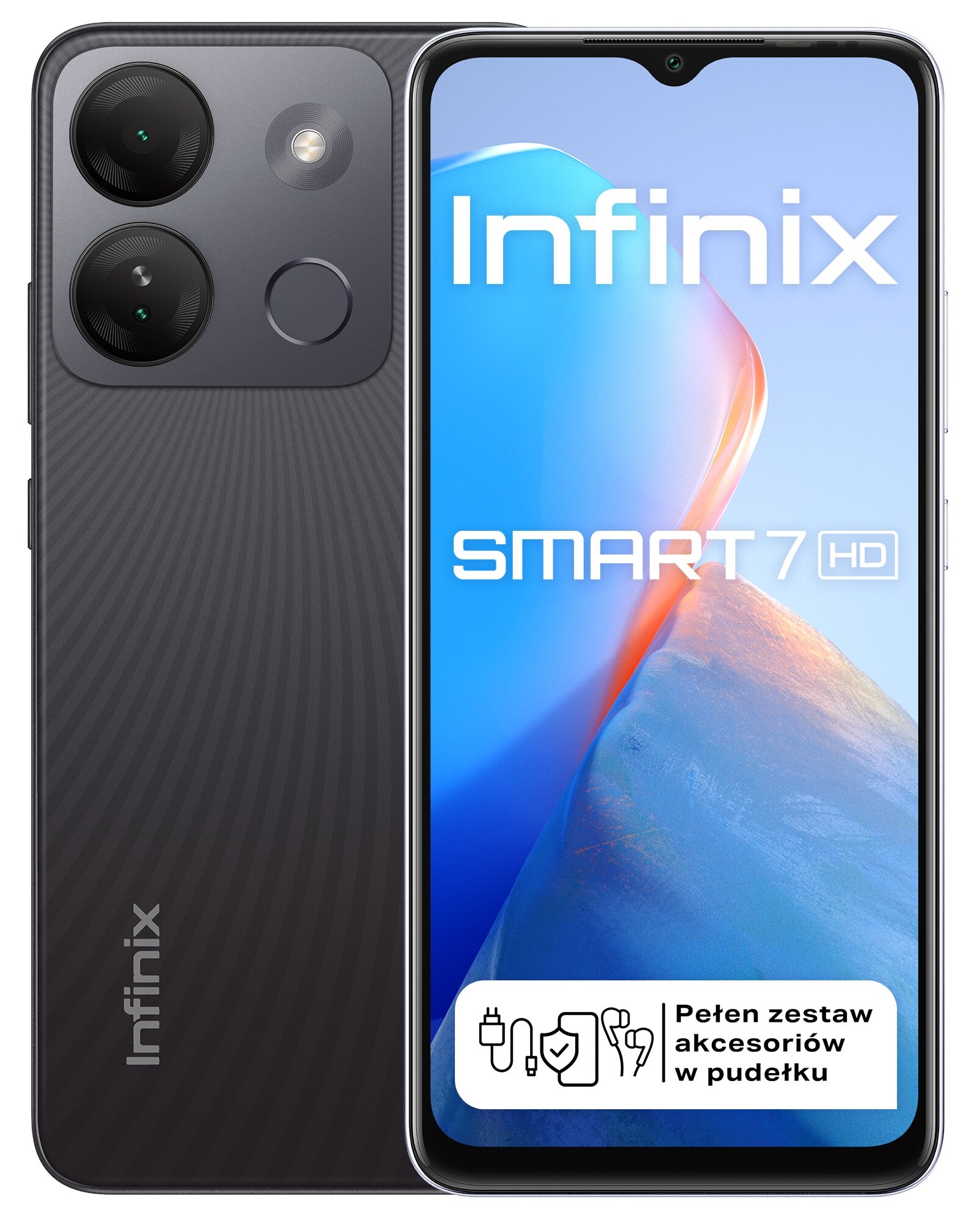 INFINIX Smart 7 HD 2/64GB 6.6" Czarny X6516 HD Smartfon - niskie ceny i ...