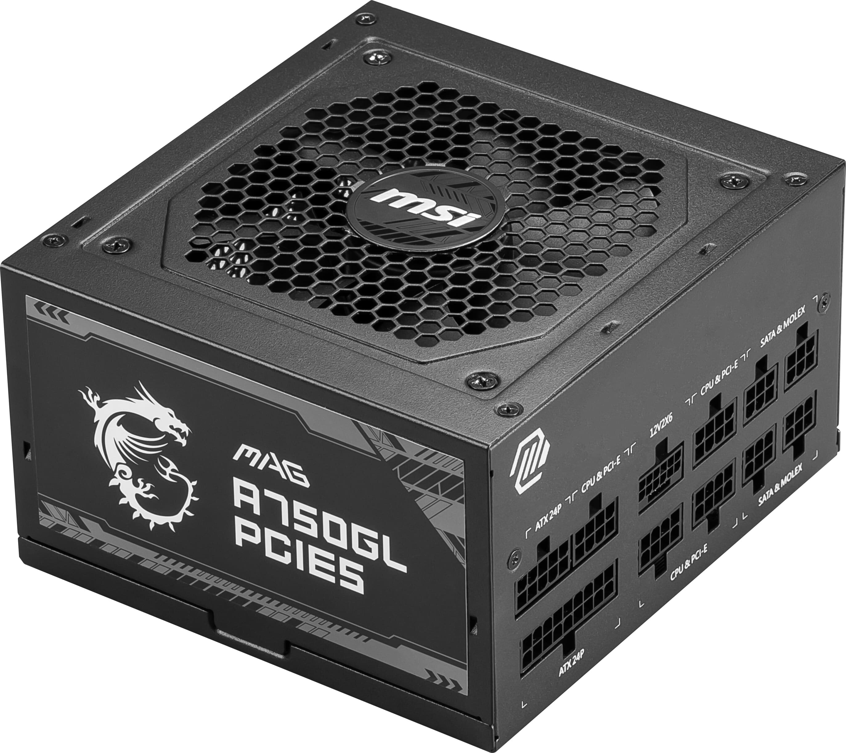 MSI MAG A750GL 750W 80 Plus Gold PCIe5.0 Czarny Zasilacz