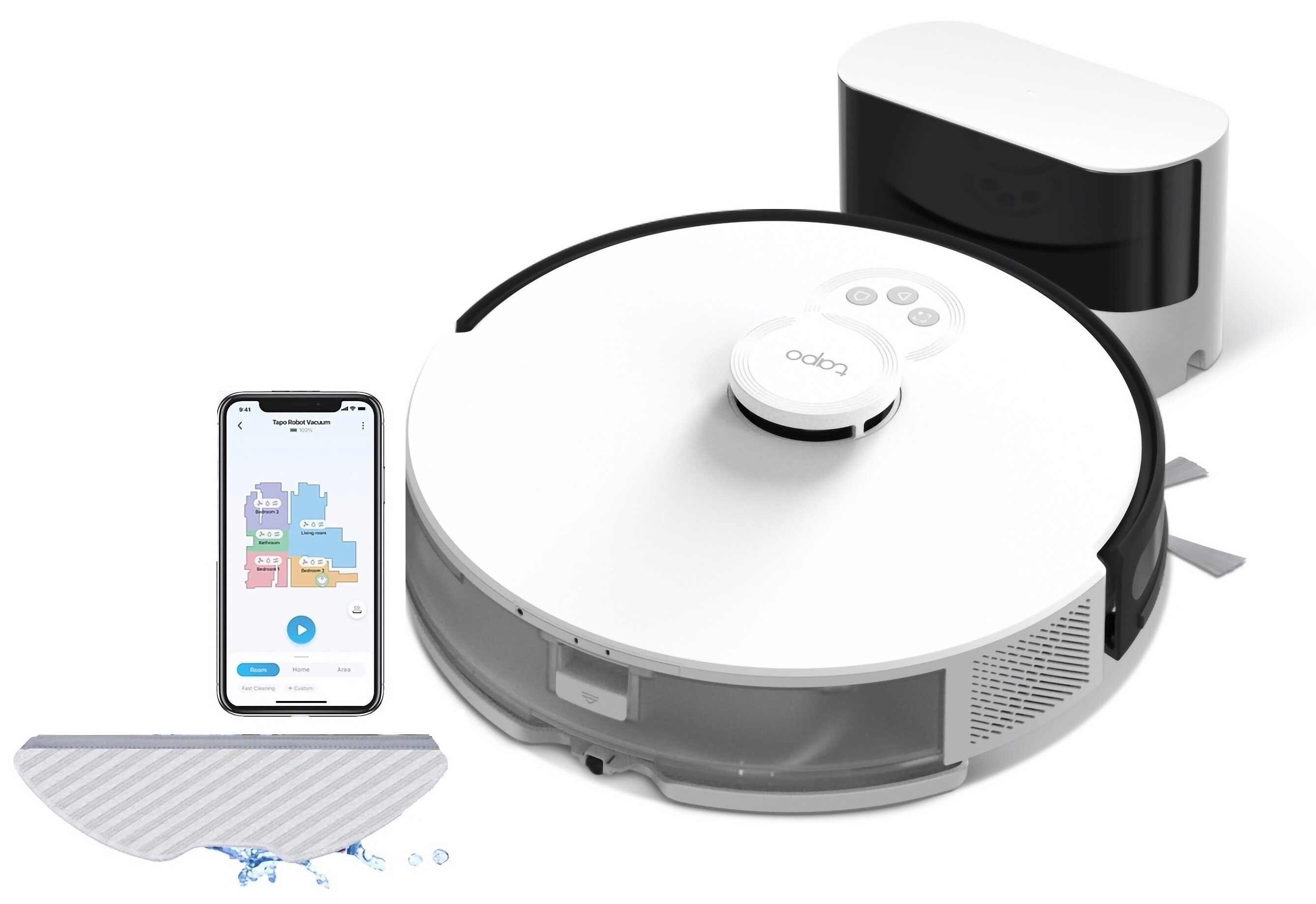 TP-LINK Tapo RV30 Robot sprzątający - niskie ceny i opinie w