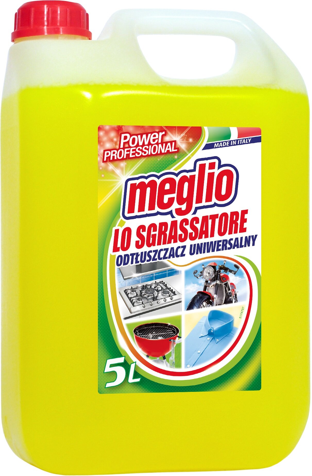 Płyn odtłuszczający MEGLIO Sgrassatore Lemon 5000ml