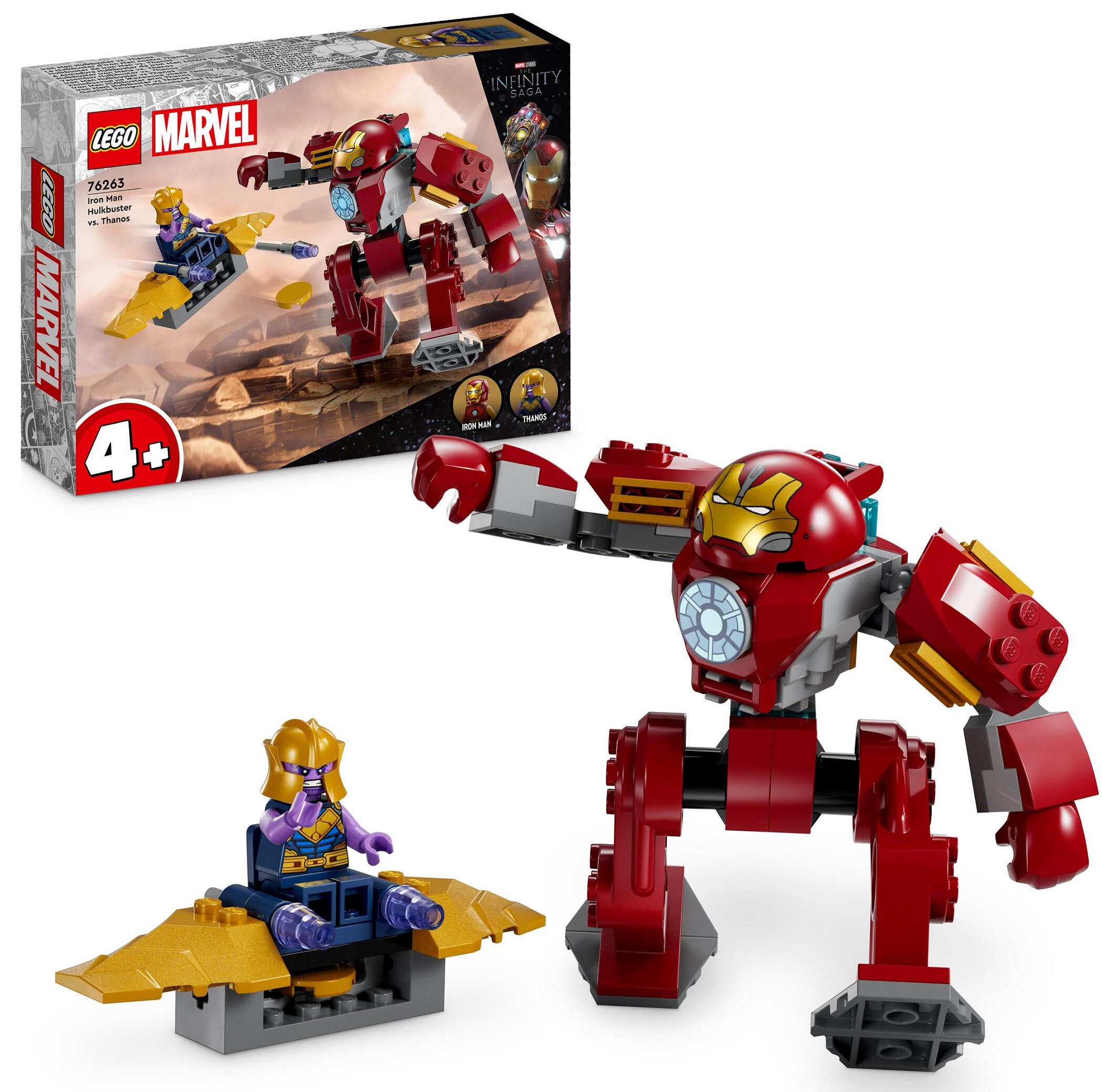 LEGO 76263 Marvel Hulkbuster Iron Mana vs. Thanos - niskie