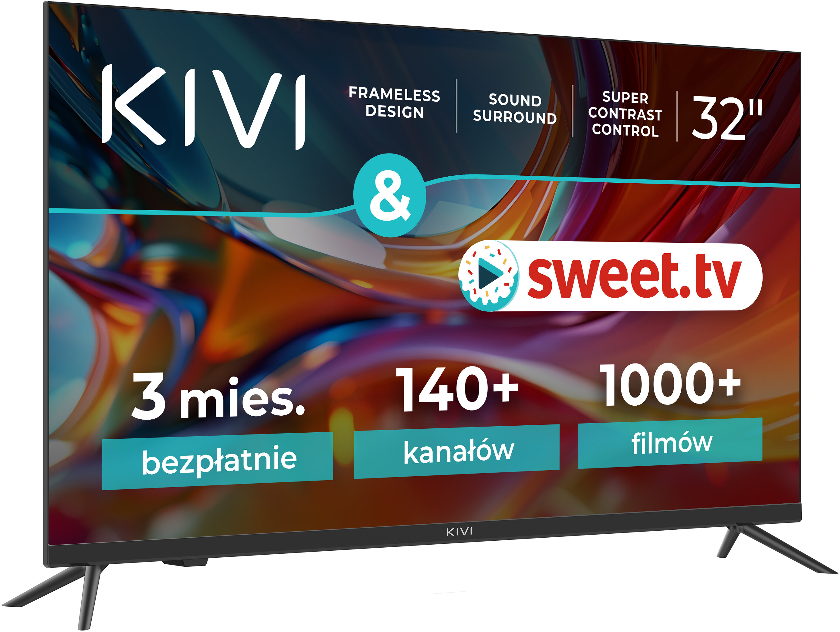 KIVI 32H740NB 32" LED Android TV Telewizor - niskie ceny i opinie w ...