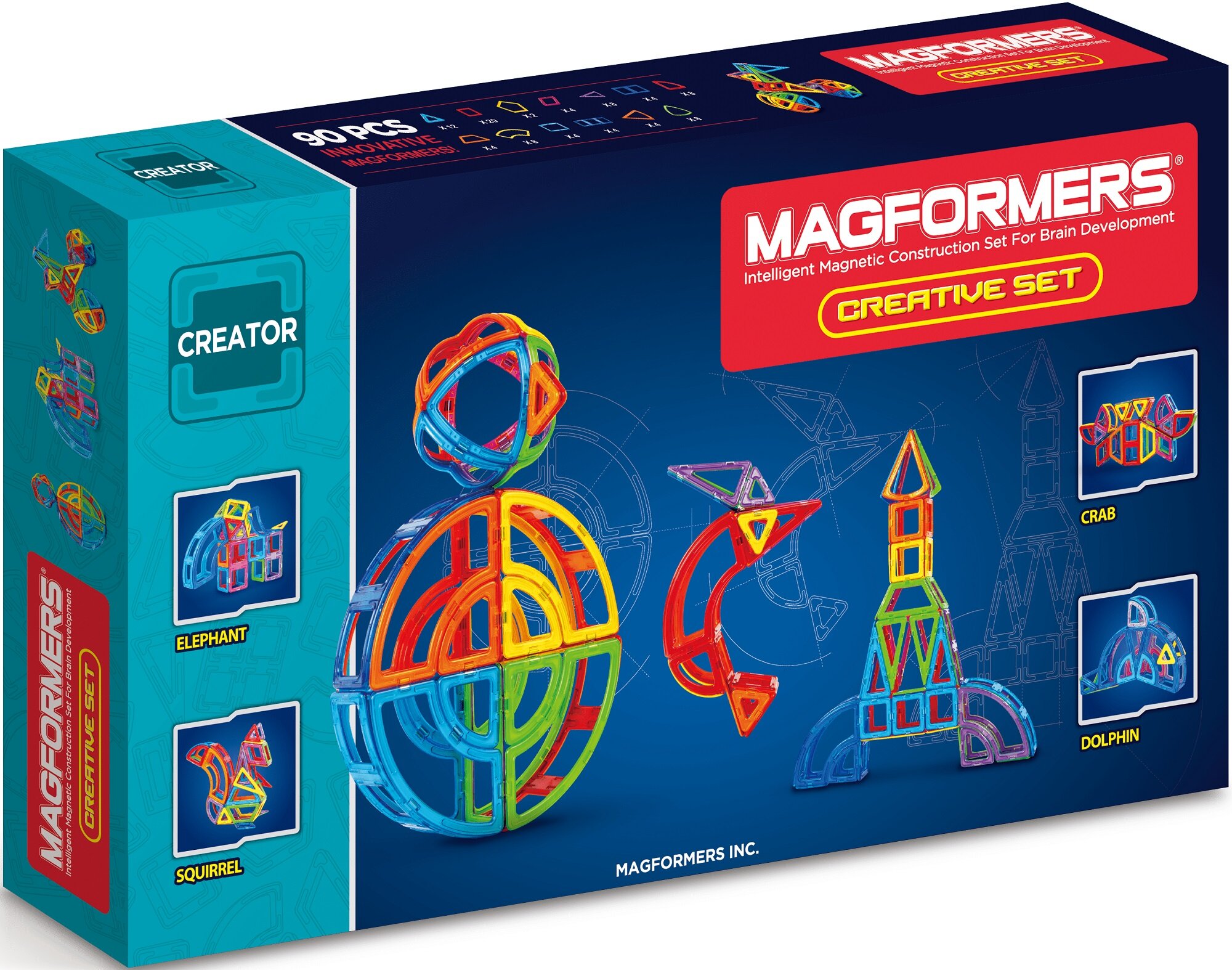 MAGFORMERS Creative Set 005 703004 Klocki magnetyczne niskie ceny i opinie w Media Expert