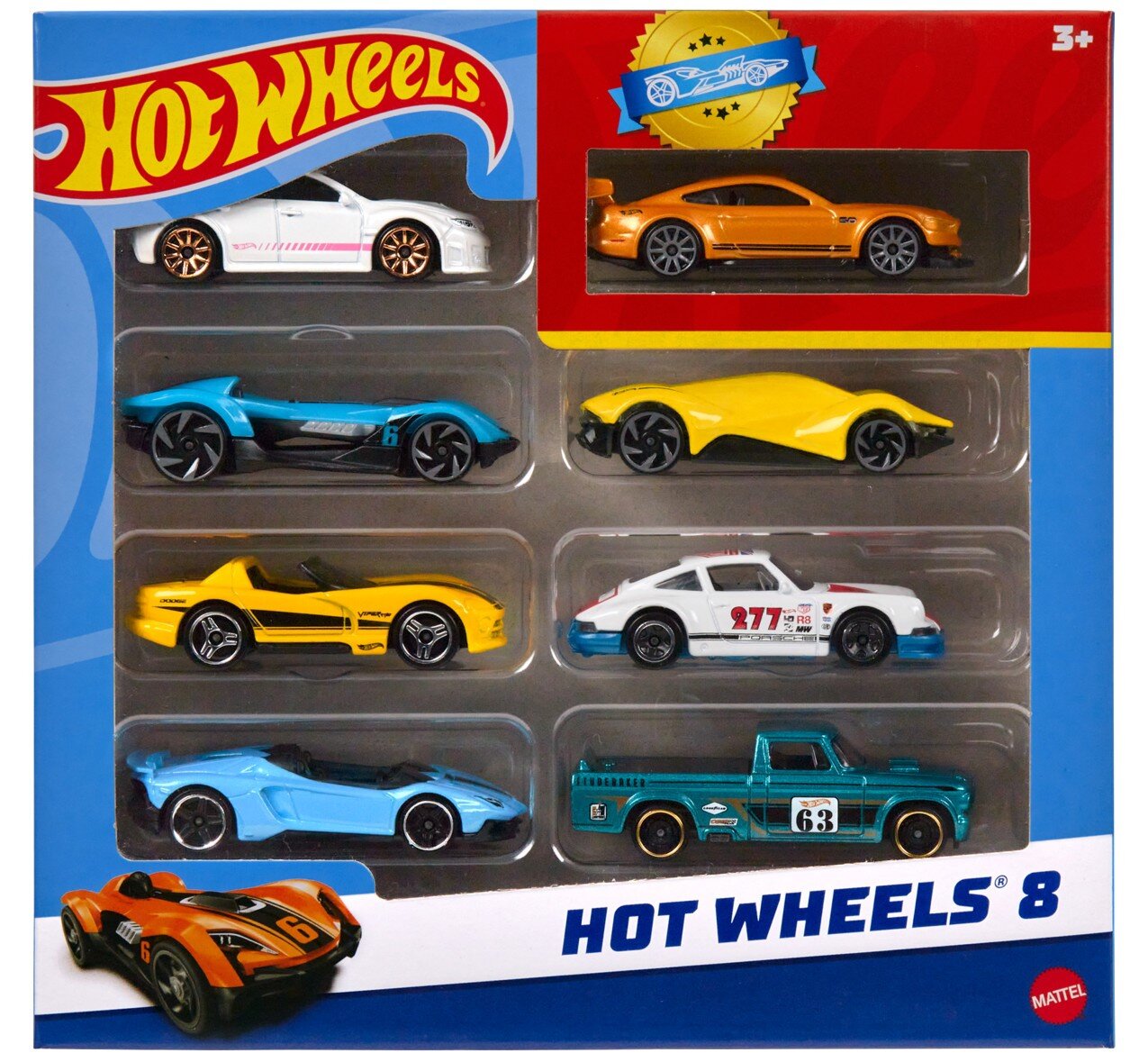 Hot Wheels HPV78 (8 sztuk) Zestaw pojazdów - niskie ceny i