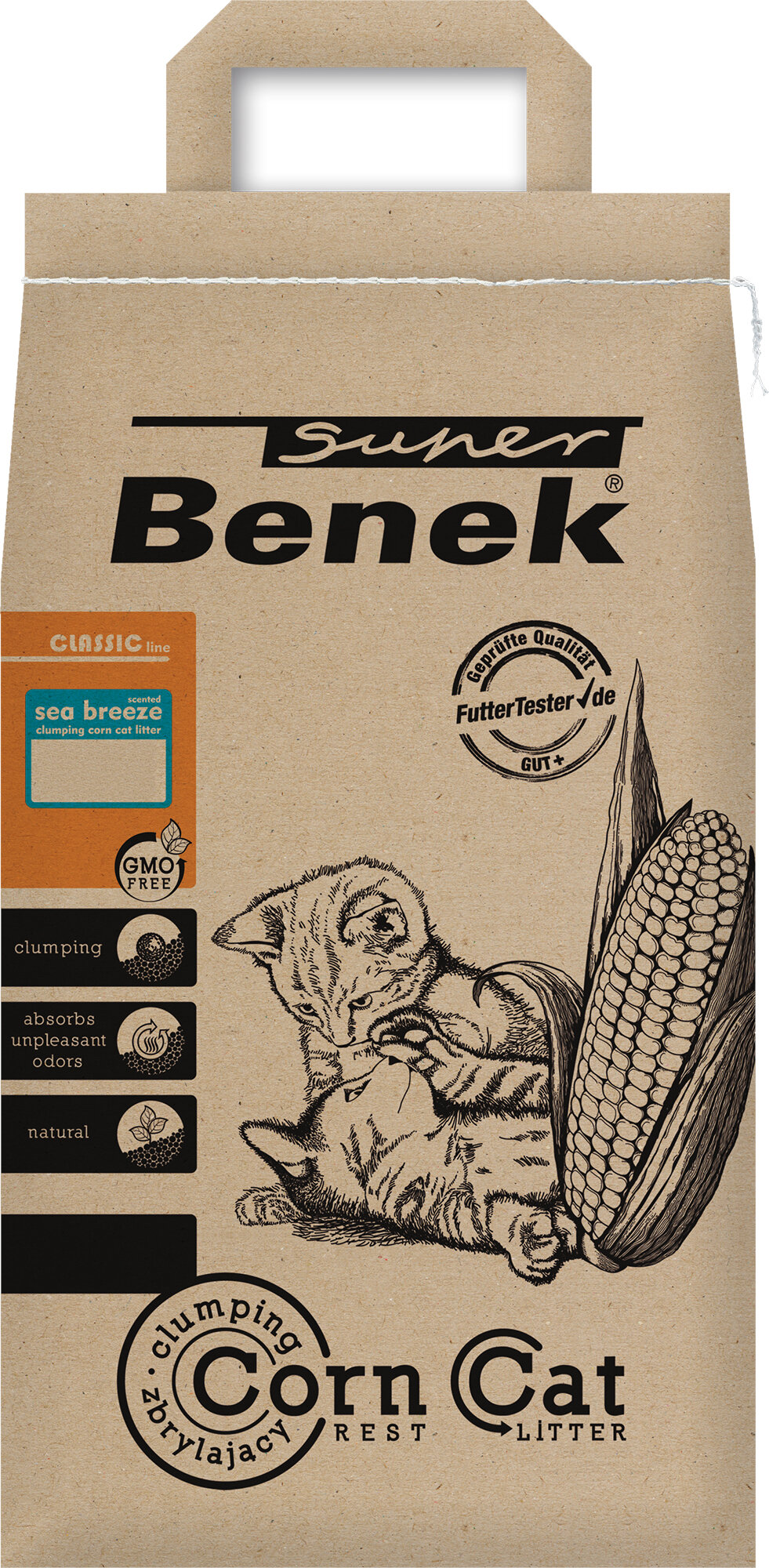 Benek super corn cat natural online