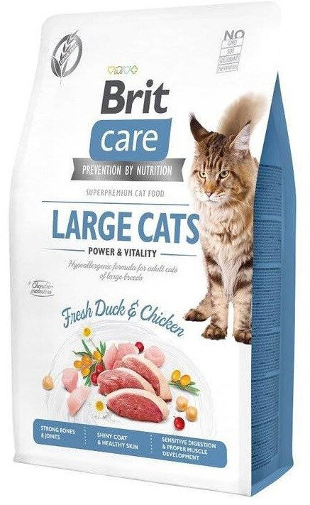 BRIT Care Large Cats Power Vitality wie a Kaczka i Kurczak 7 kg