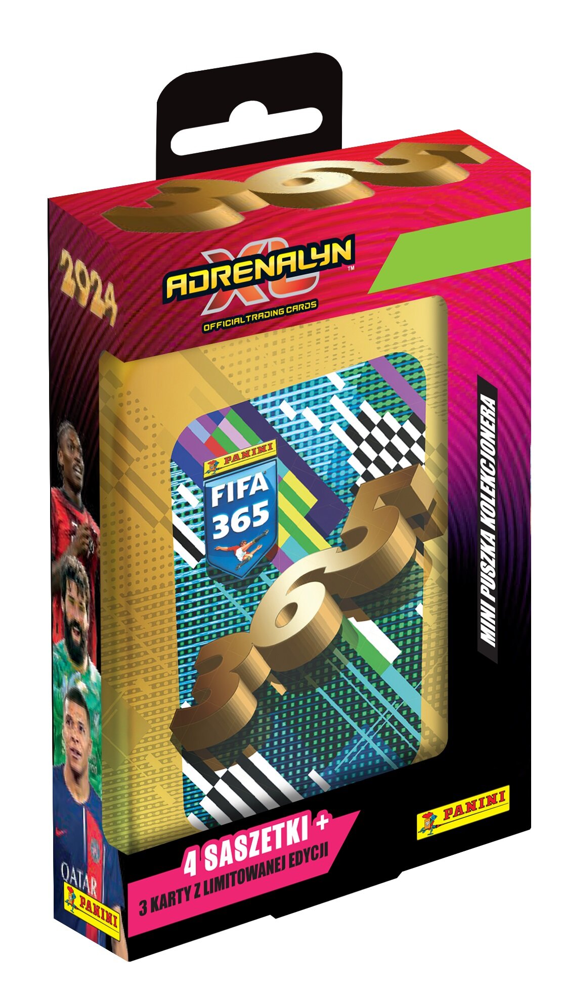 PANINI FIFA 365 Adrenalyn XL 2024 Mini puszka kolekcjonera Karty - niskie  ceny i opinie w Media Expert