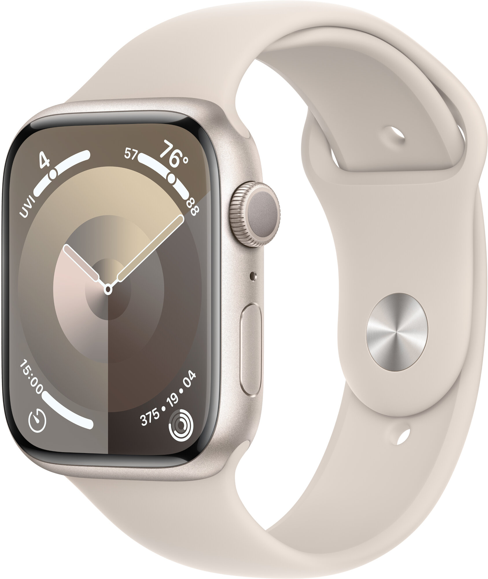 Apple - たん APPLE Watch 9 GPS 45mm koperta z aluminium (księżycowa
