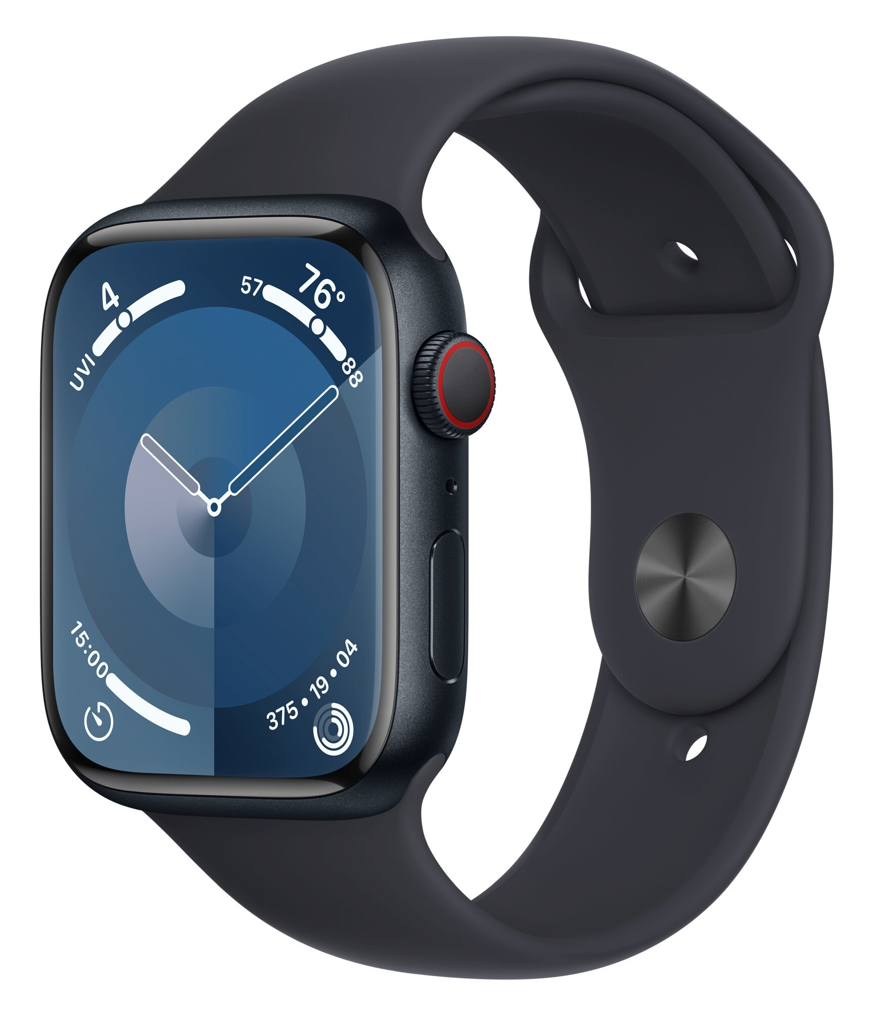 Apple Watch Series 9 GPS koperta 45 mm z aluminium w kolorze