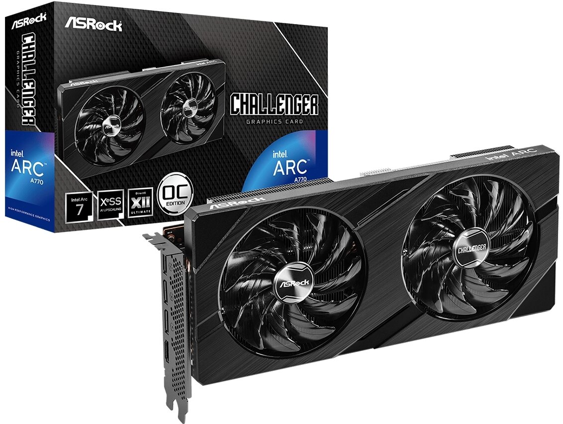 ASROCK Intel Arc A770 Challenger OC 16GB Karta graficzna