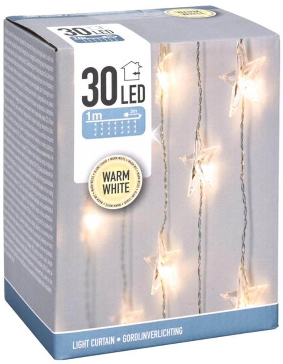 Kurtyna LED CHRISTMAS DECORATION Gwiazdy 4 m Sieciowe