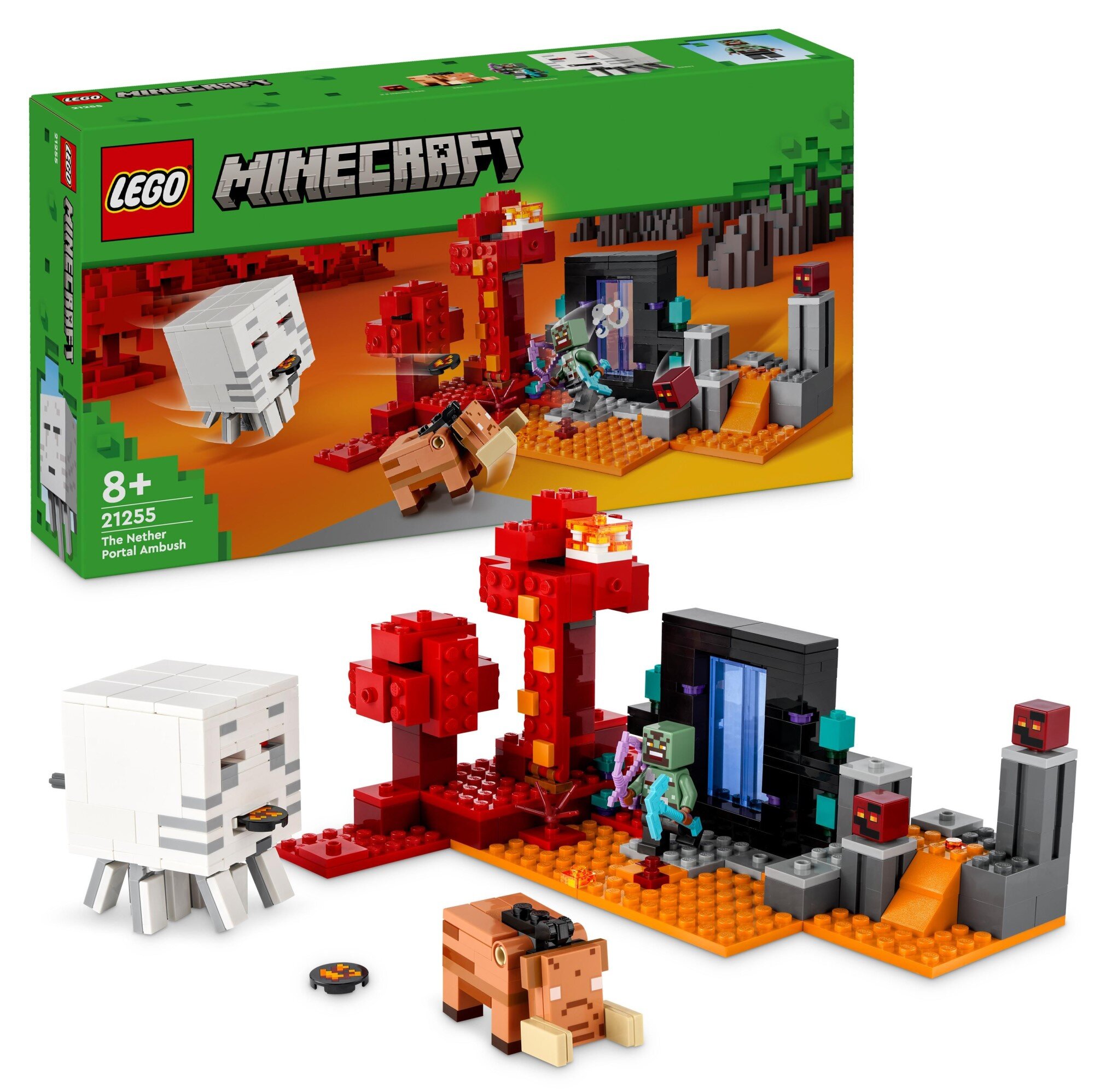 LEGO 21255 Minecraft Zasadzka w portalu do Netheru