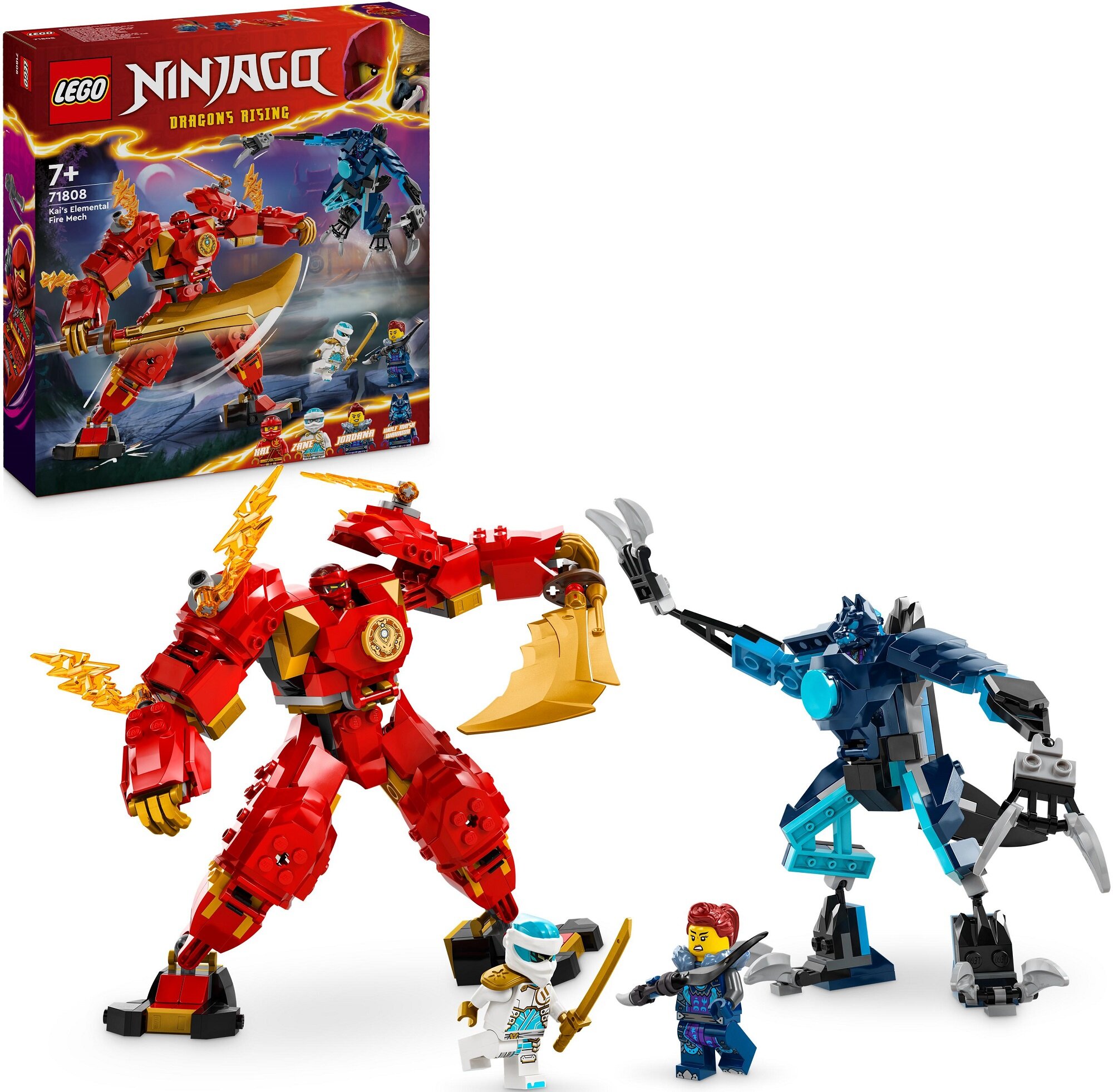 LEGO 71808 NINJAGO Mech żywiołu ognia Kaia - niskie ceny i
