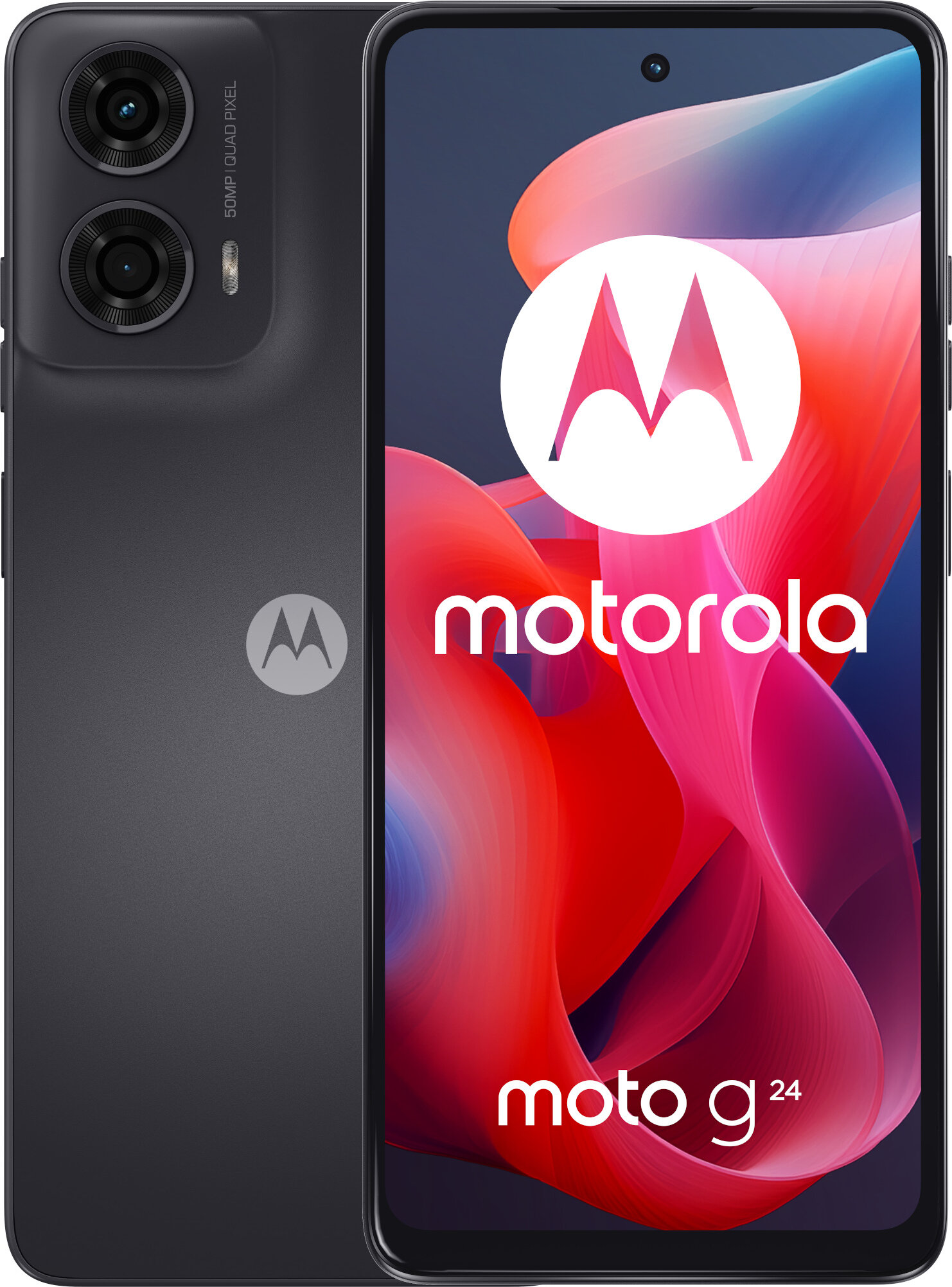 Smartfon MOTOROLA Moto G24 8/128GB 6.56" 90Hz Grafitowy