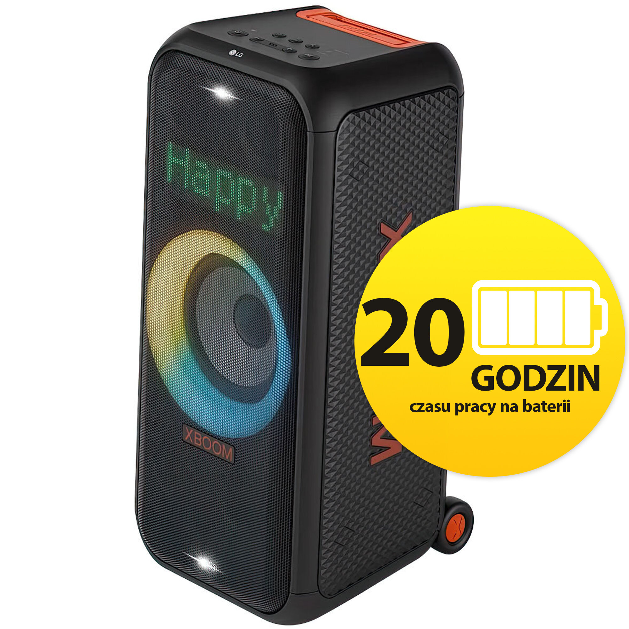 LG スピーカーシステムXBOOM XL7S （ワイヤレス　Bluetooth） LG Głośnik XBOOM XL7S The Beast High Power o mocy 250 W, do