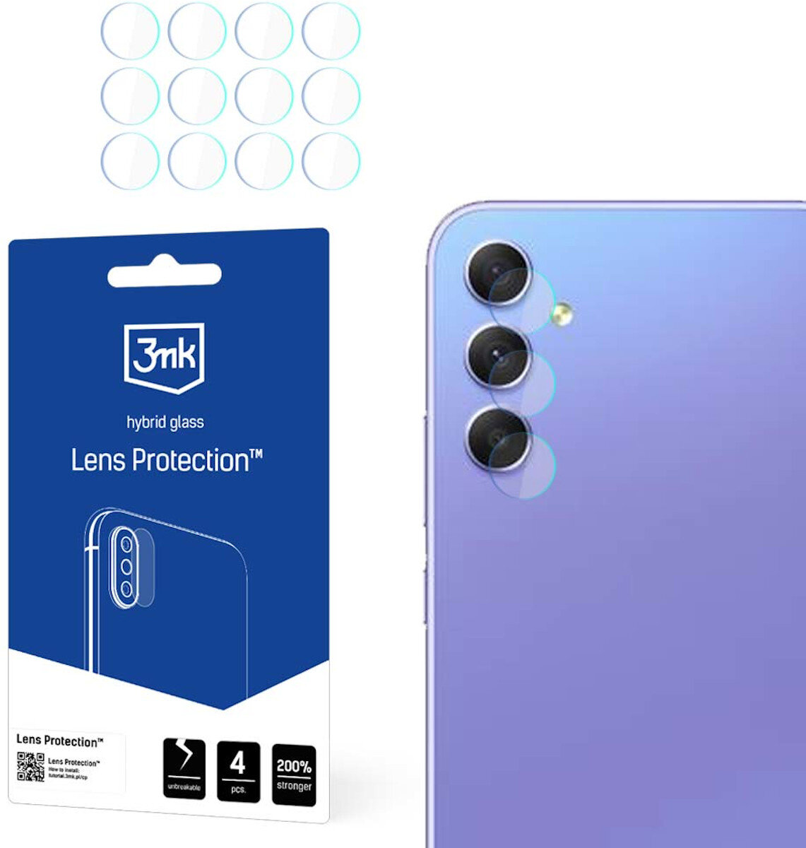 3MK Lens Protection do Samsung Galaxy A35/A55 5G Szkło