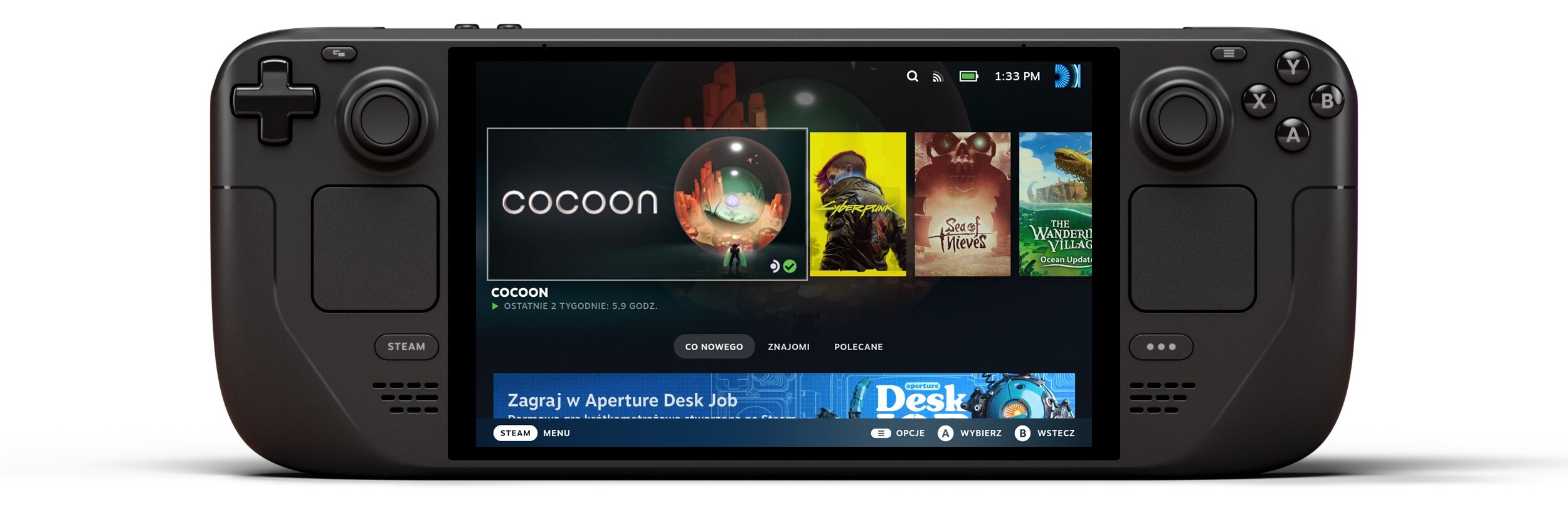 VALVE Steam Deck Oled 512 GB Konsola przenośna - niskie ceny i opinie w  Media Expert