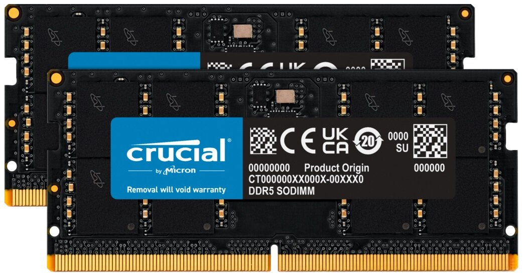 メモリー Crucial DDR5 64GB (2x32GB) 5600MT/s crucial デスクトップ用増設メモリ 64GB(32GBx2枚)DDR5 5600MT/s