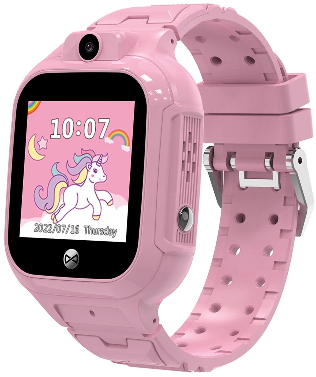 FOREVER KW 320 See Me 3 Ro owy Smartwatch niskie ceny i opinie w Media Expert