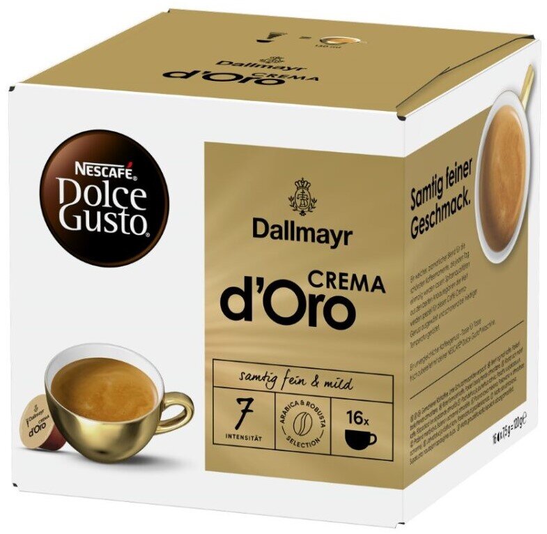 Kapsułki NESCAFE Dallmayr Crema D Oro do ekspresu Nescafe Dolce Gusto