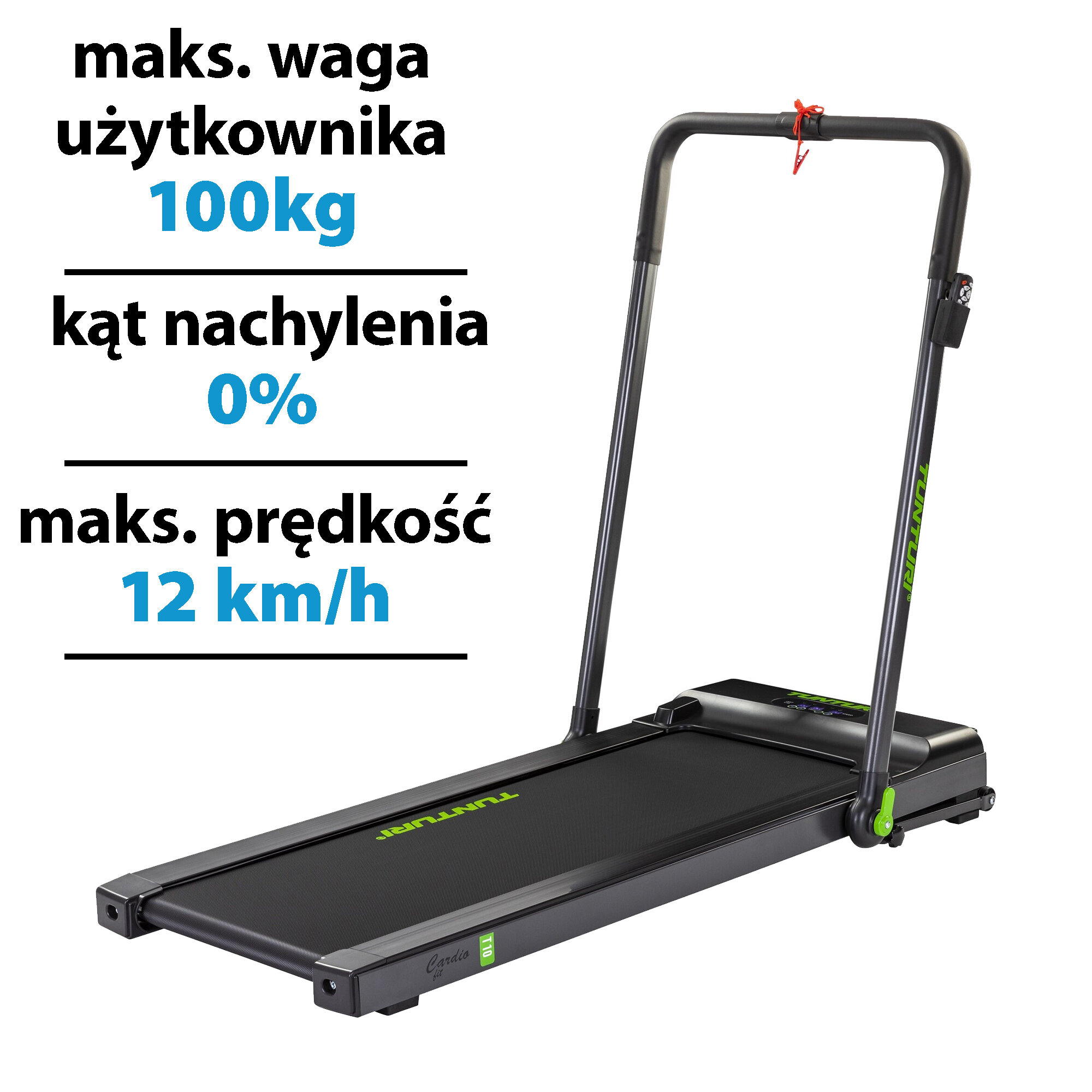 TUNTURI Cardio Fit T10 1650W 12km h Bie nia elektryczna niskie ceny i opinie w Media Expert
