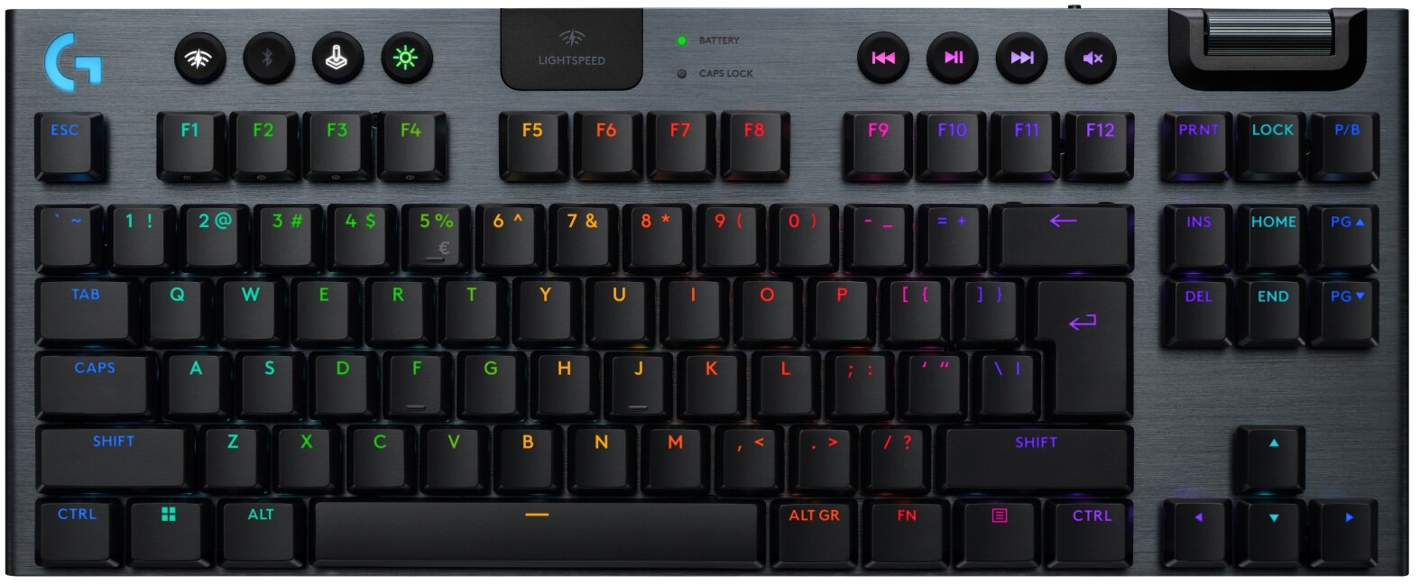 LOGITECH G915 X Lightspeed TKL Czarny Klawiatura - niskie